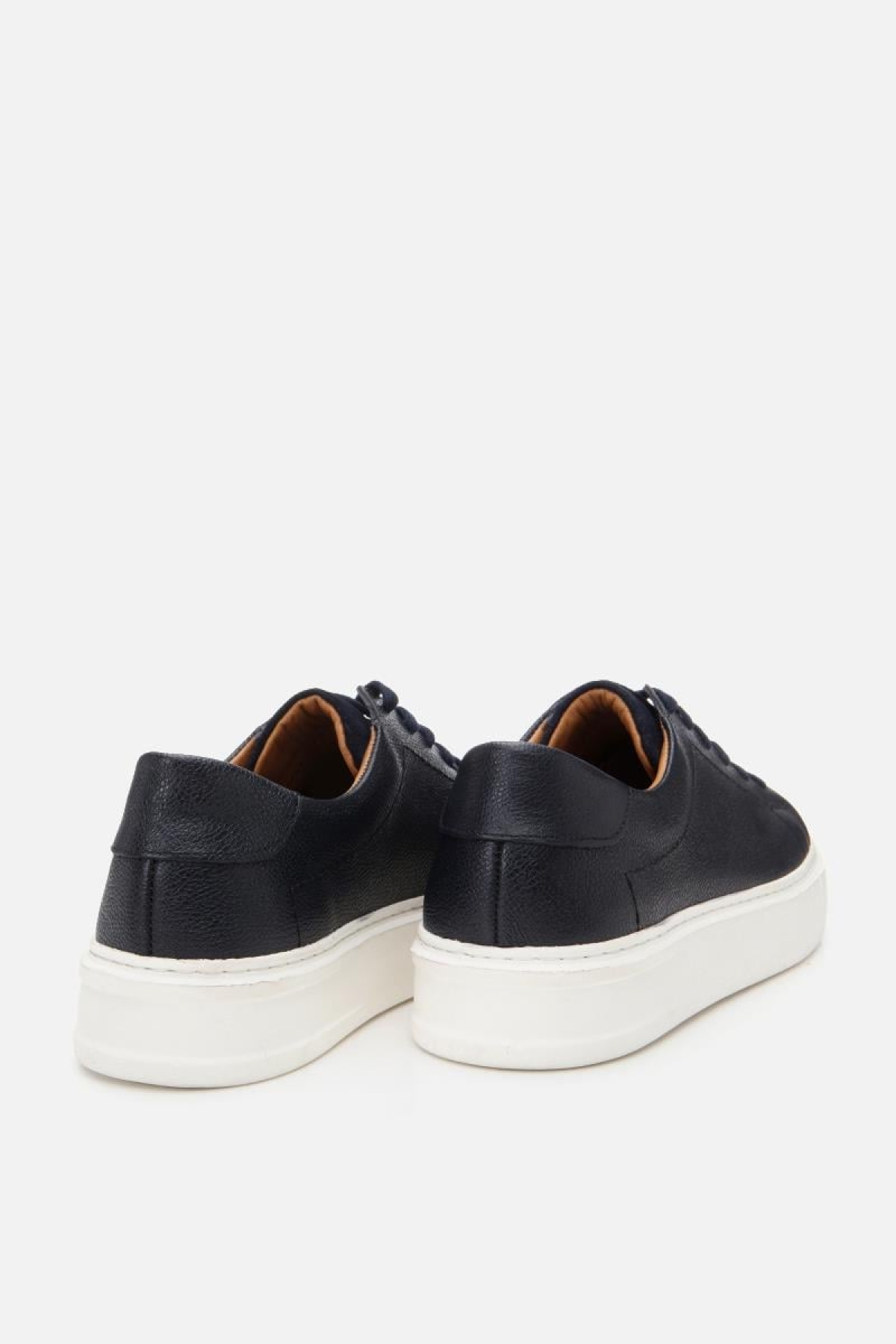 Erkek Deri Lacivert Hafif Tabanlı Spor Ayakkabı - Görsel 9