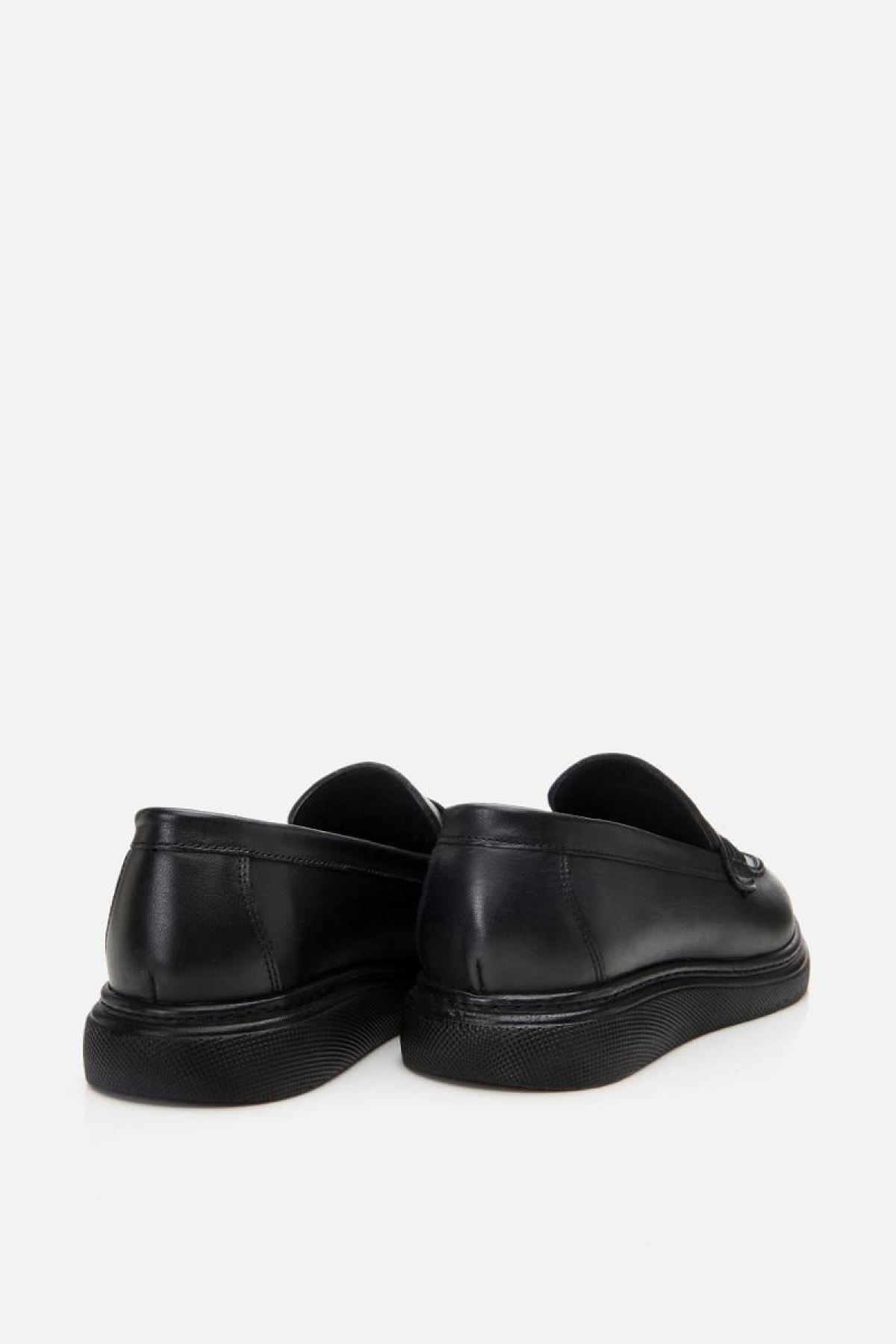 Erkek Deri Siyah Hafif Tabanlı Klasik Loafer - Görsel 9