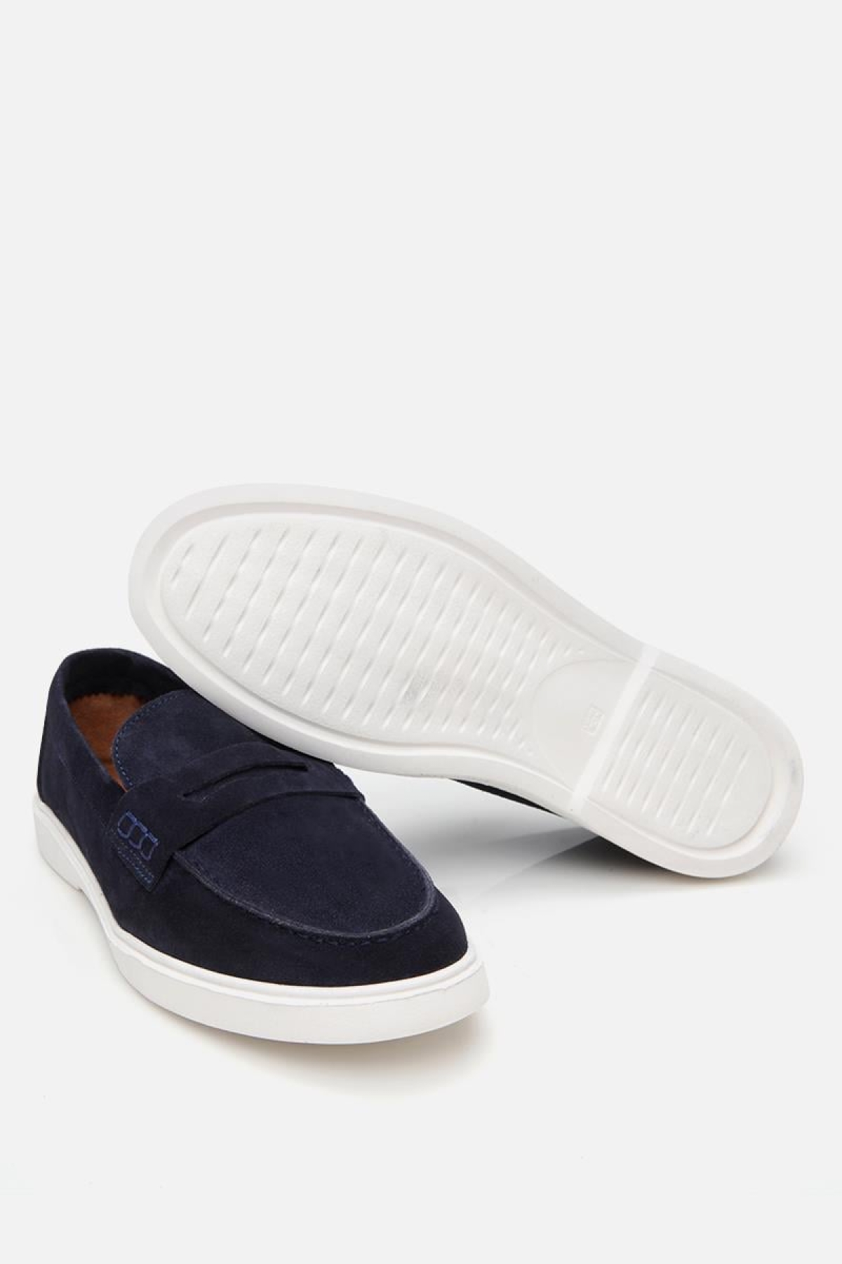 Erkek Süet Deri Siyah Hafif Tabanlı Günlük Loafer - Görsel 7