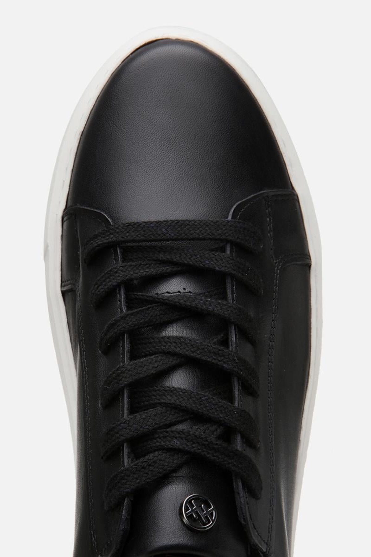 Erkek Deri Siyah Hafif Tabanlı Spor Ayakkabı - Görsel 5