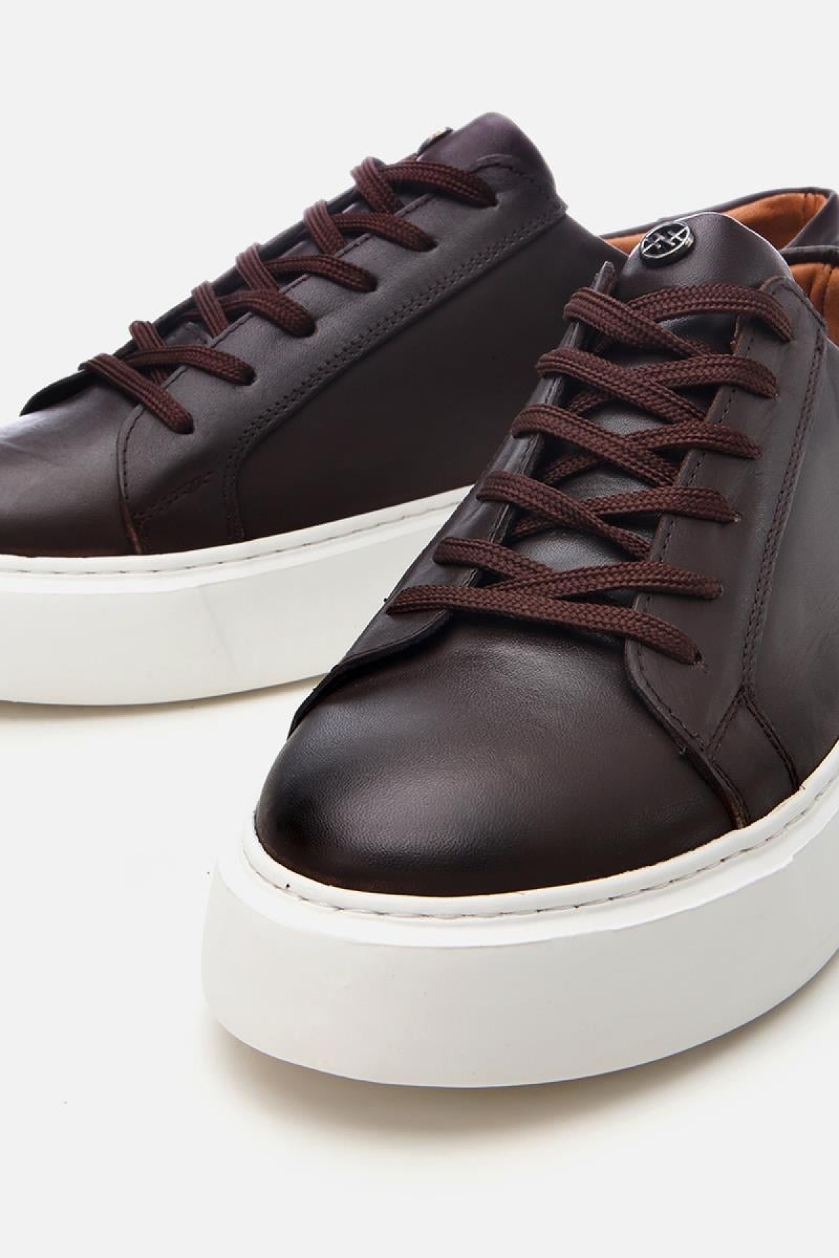 Erkek Deri Kahverengi Hafif Tabanlı Spor Ayakkabı - Görsel 4