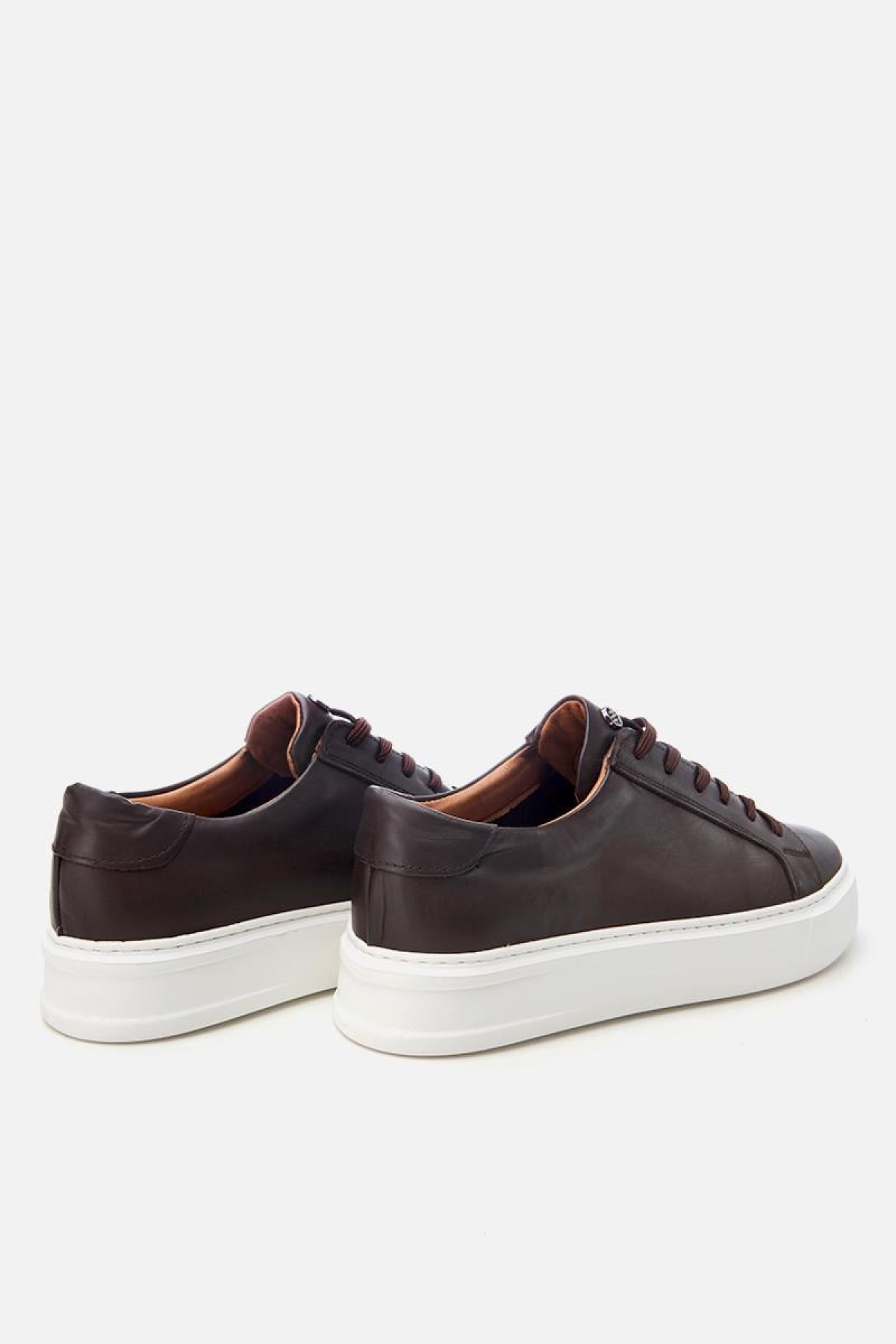 Erkek Deri Kahverengi Hafif Tabanlı Spor Ayakkabı - Görsel 6