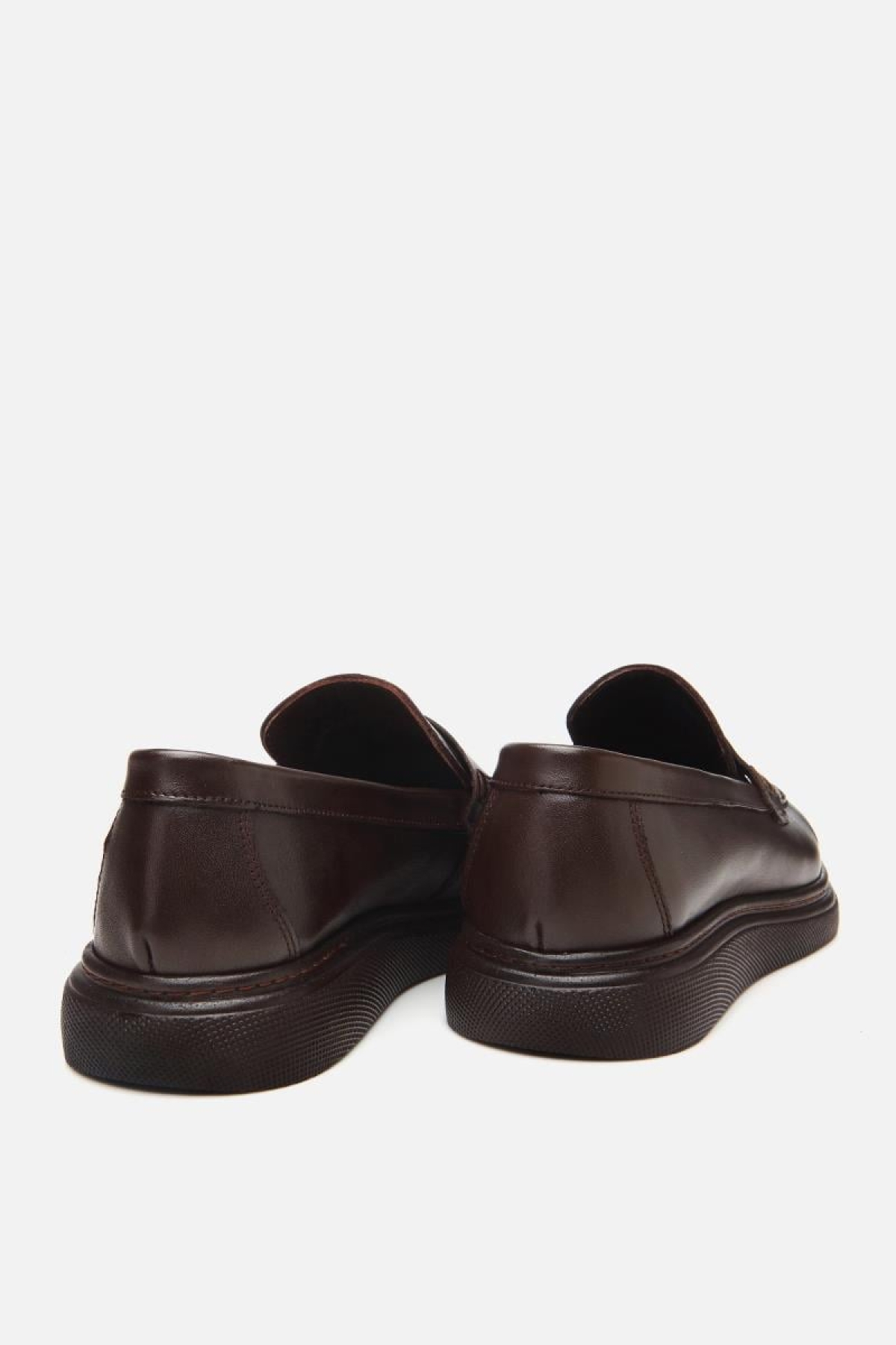 Erkek Deri Kahverengi Hafif Tabanlı Klasik Loafer - Görsel 10