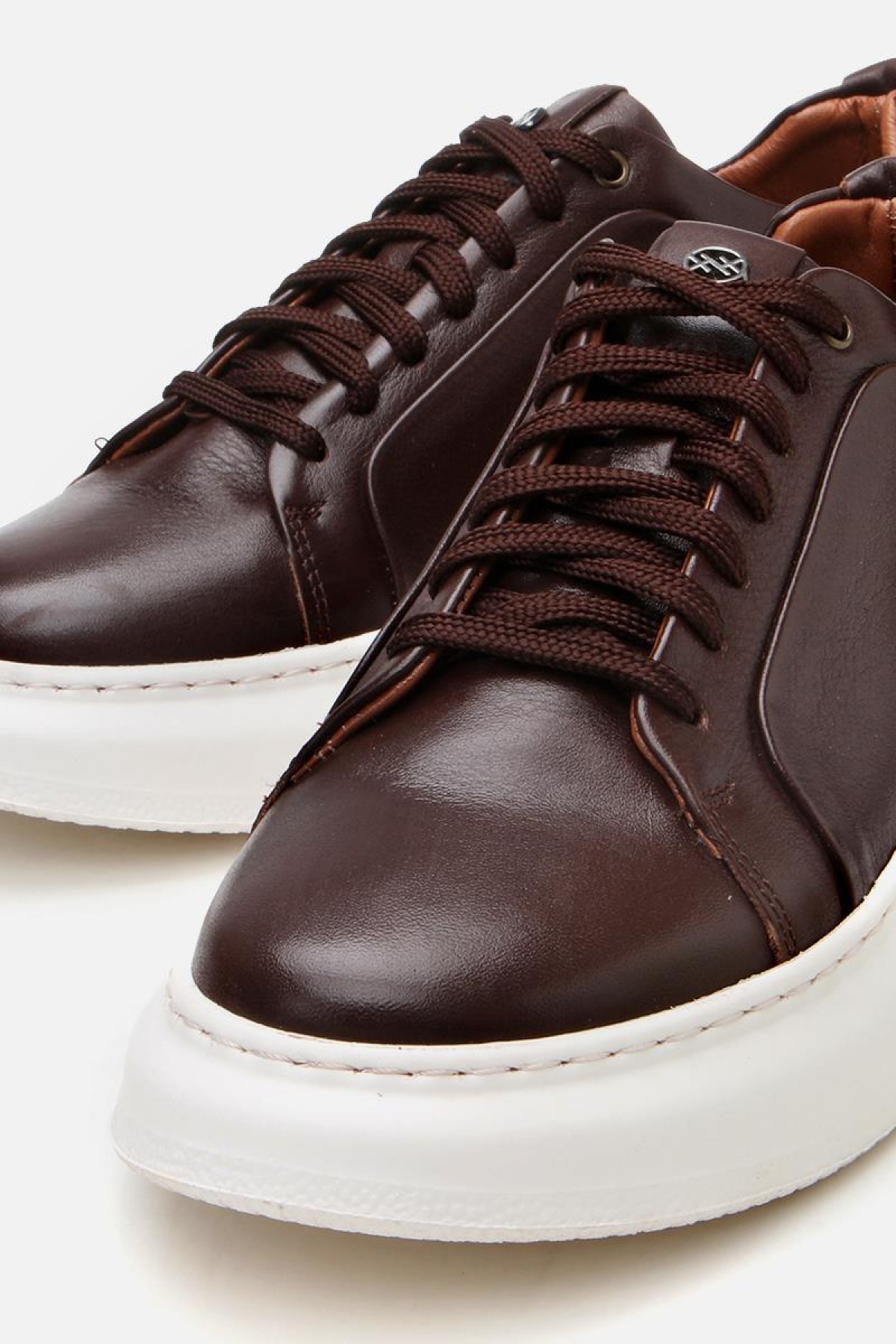 Erkek Deri Kahverengi Hafif Tabanlı Spor Ayakkabı - Görsel 4