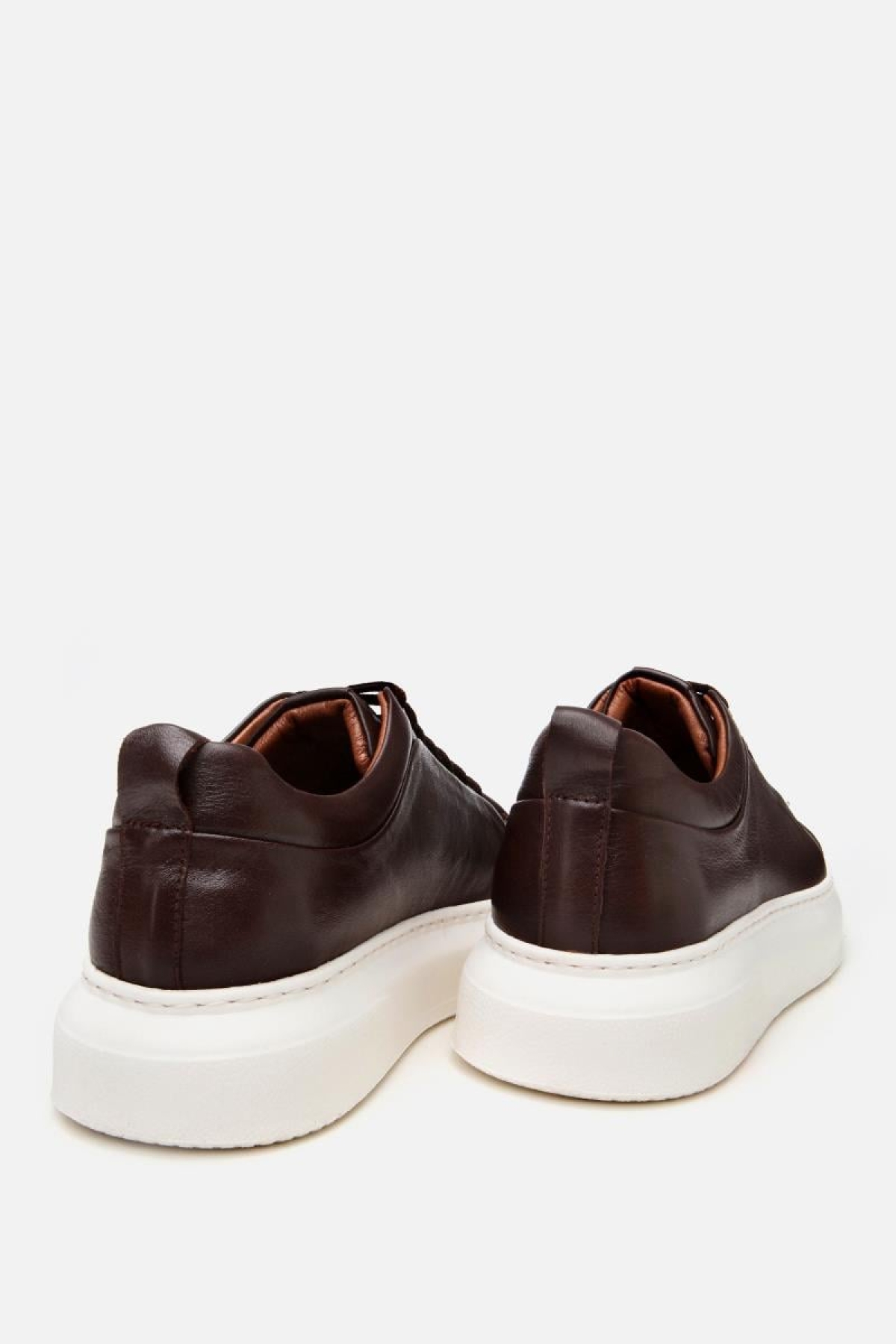 Erkek Deri Kahverengi Hafif Tabanlı Spor Ayakkabı - Görsel 6
