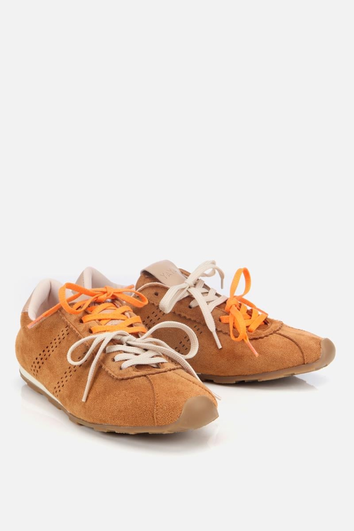 Kadın Süet Taba Spor Ayakkabı - Görsel 3