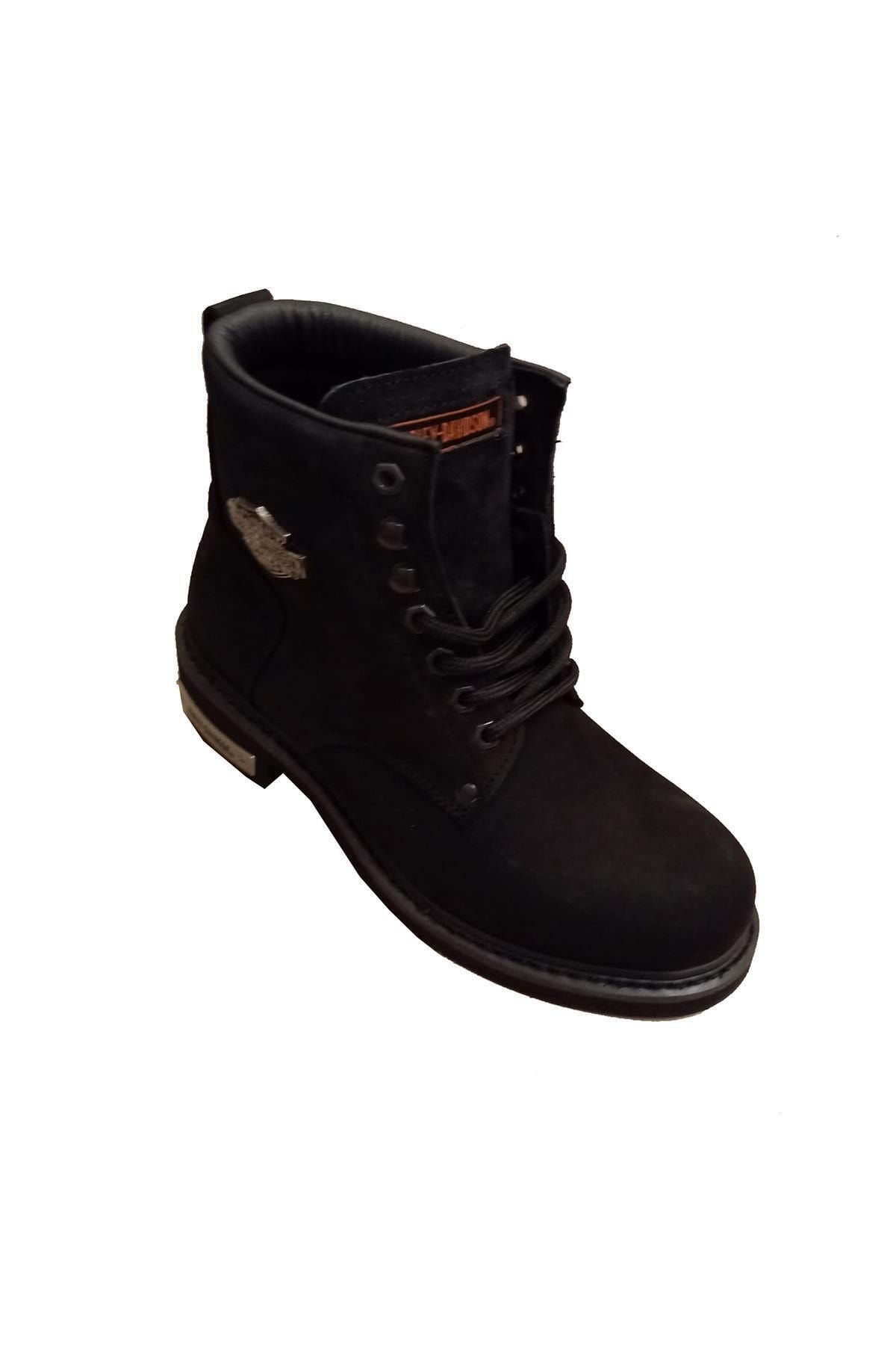 Kadın Siyah Gibson Black Nubuk Bot - Görsel 2