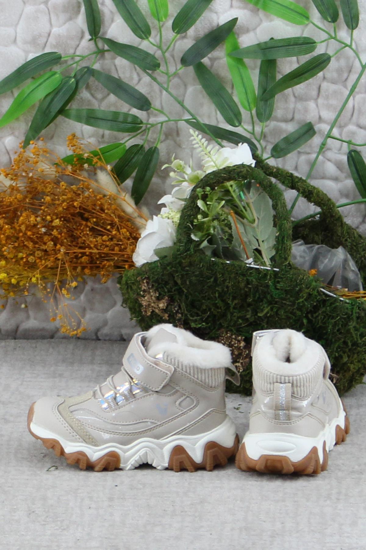 946.P24K.423 Bej Radus Big Kids Phylon Kız Çocuk Bot - Görsel 5