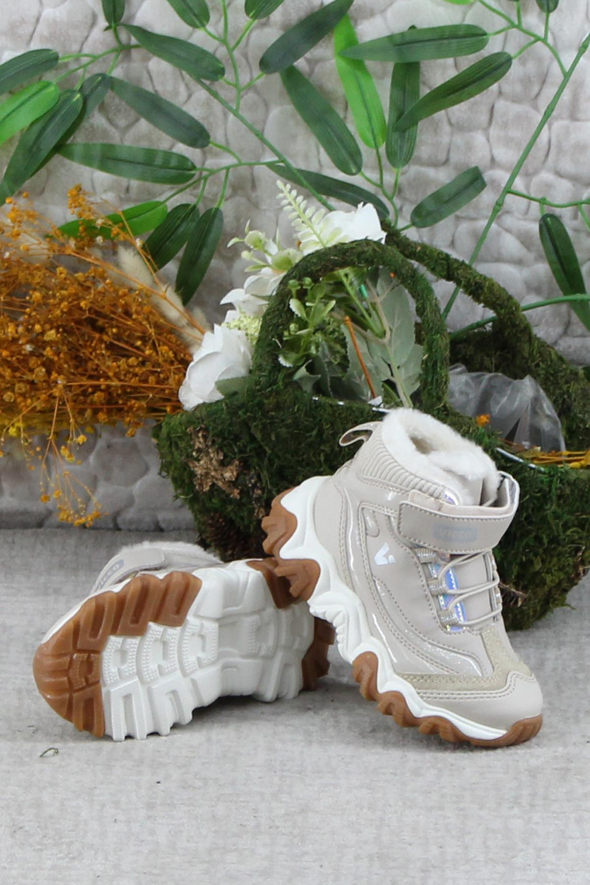 946.P24K.423 Bej Radus Big Kids Phylon Kız Çocuk Bot - Görsel 6