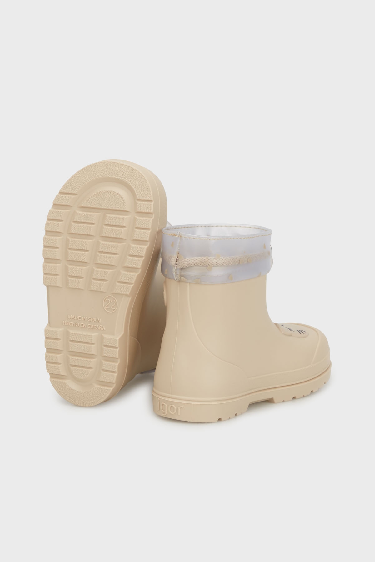 Kız Çocuk Yağmur Çizmesi W10322 BEJ - Görsel 5