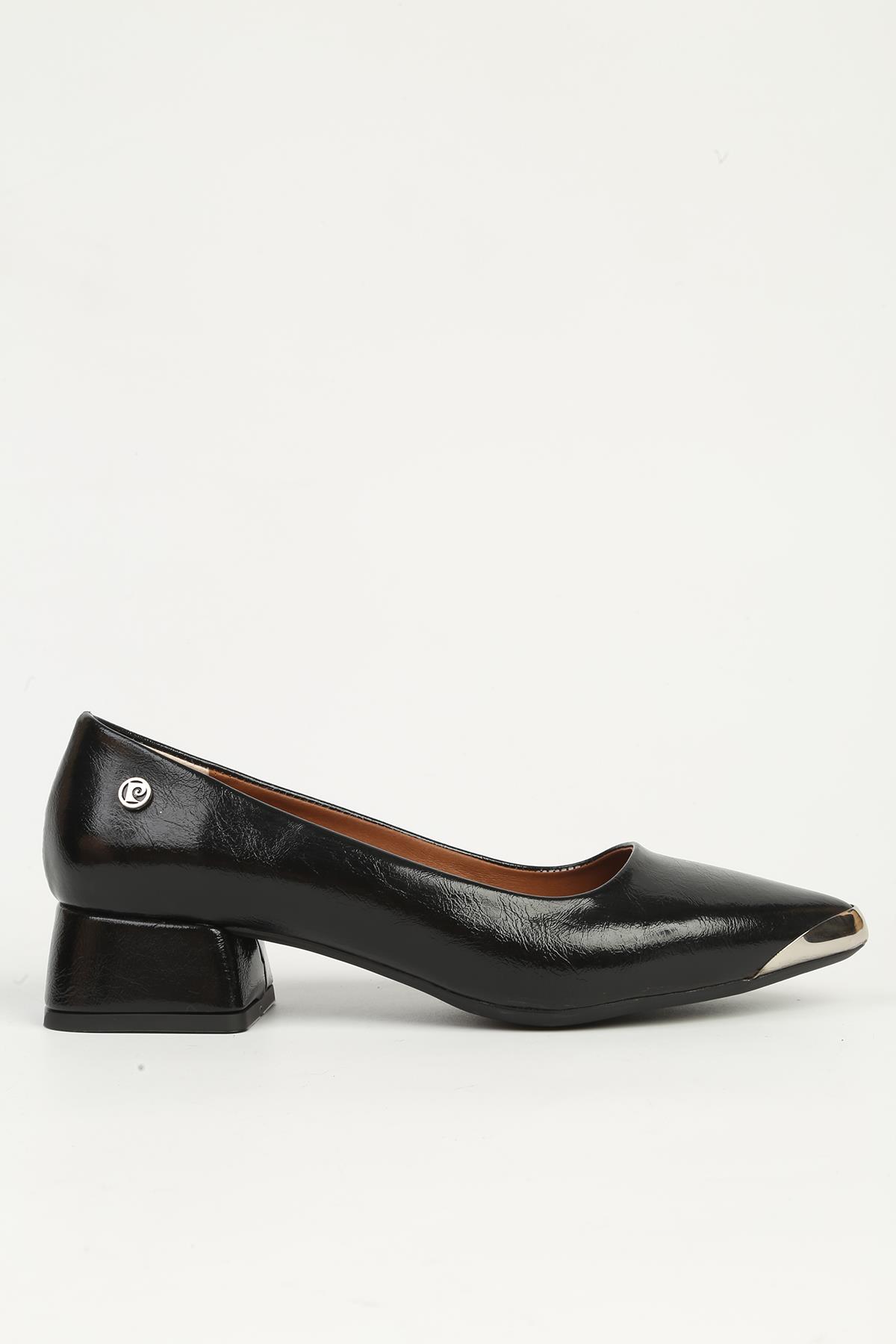 Siyah Kadın Topuklu Ayakkabı PC-55146 - Görsel 2
