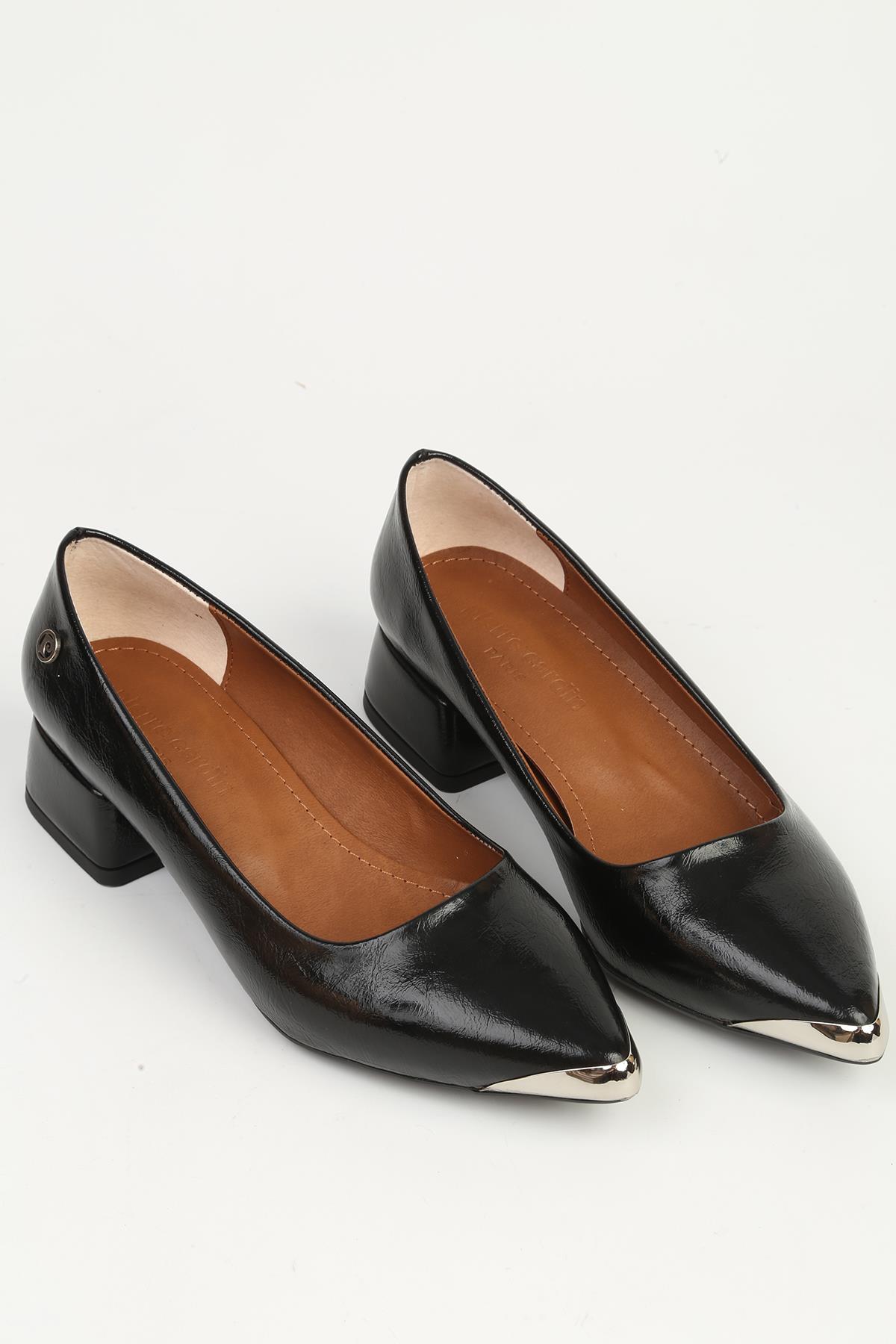 Siyah Kadın Topuklu Ayakkabı PC-55146 - Görsel 5