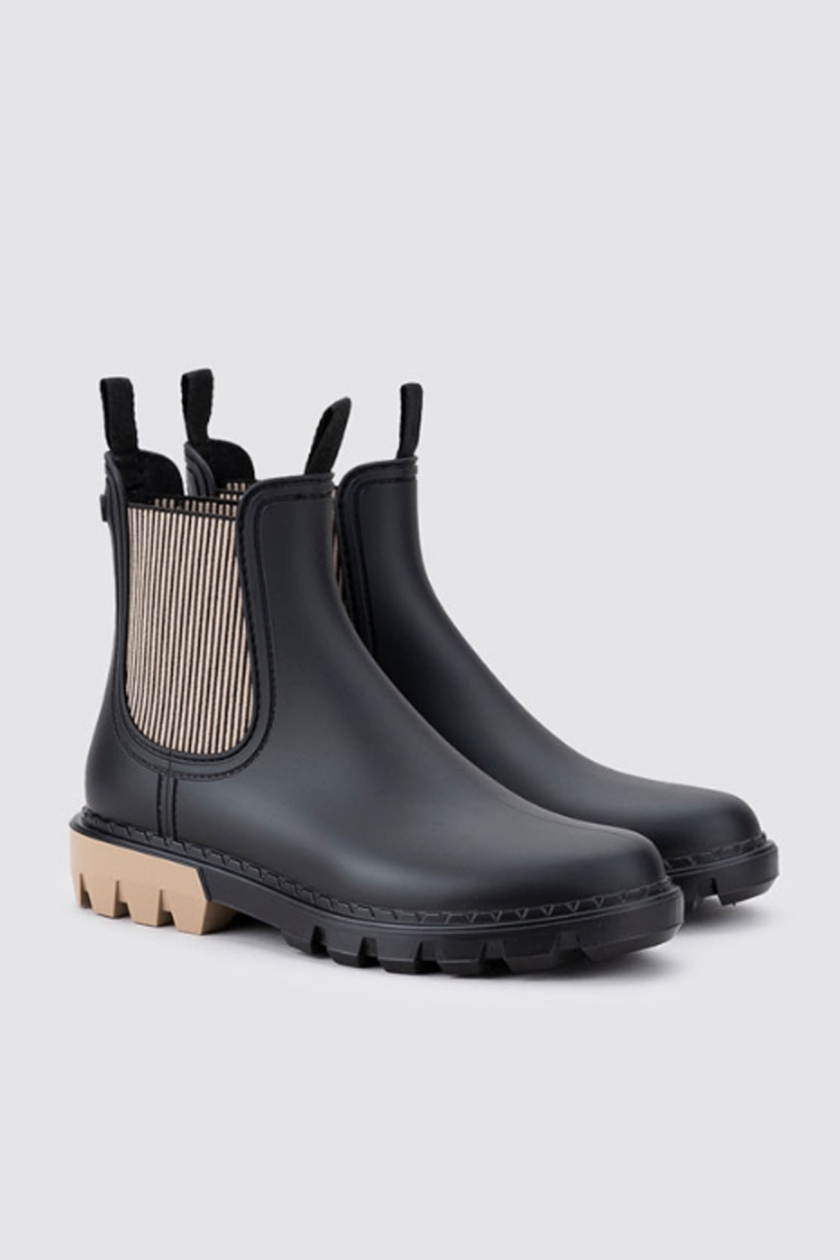 ROCK BICOLOR Kadın Çizme Bej - Görsel 3