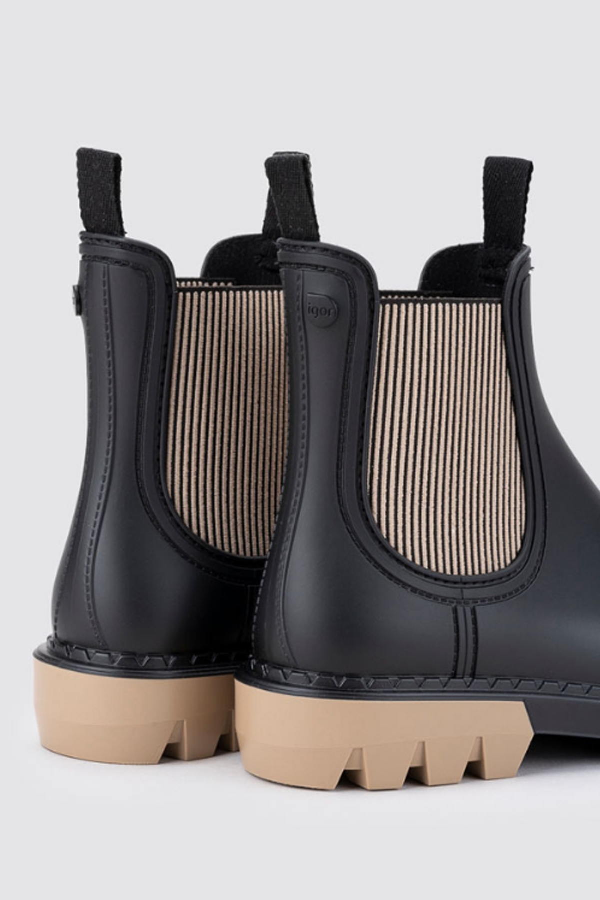 ROCK BICOLOR Kadın Çizme Bej - Görsel 4