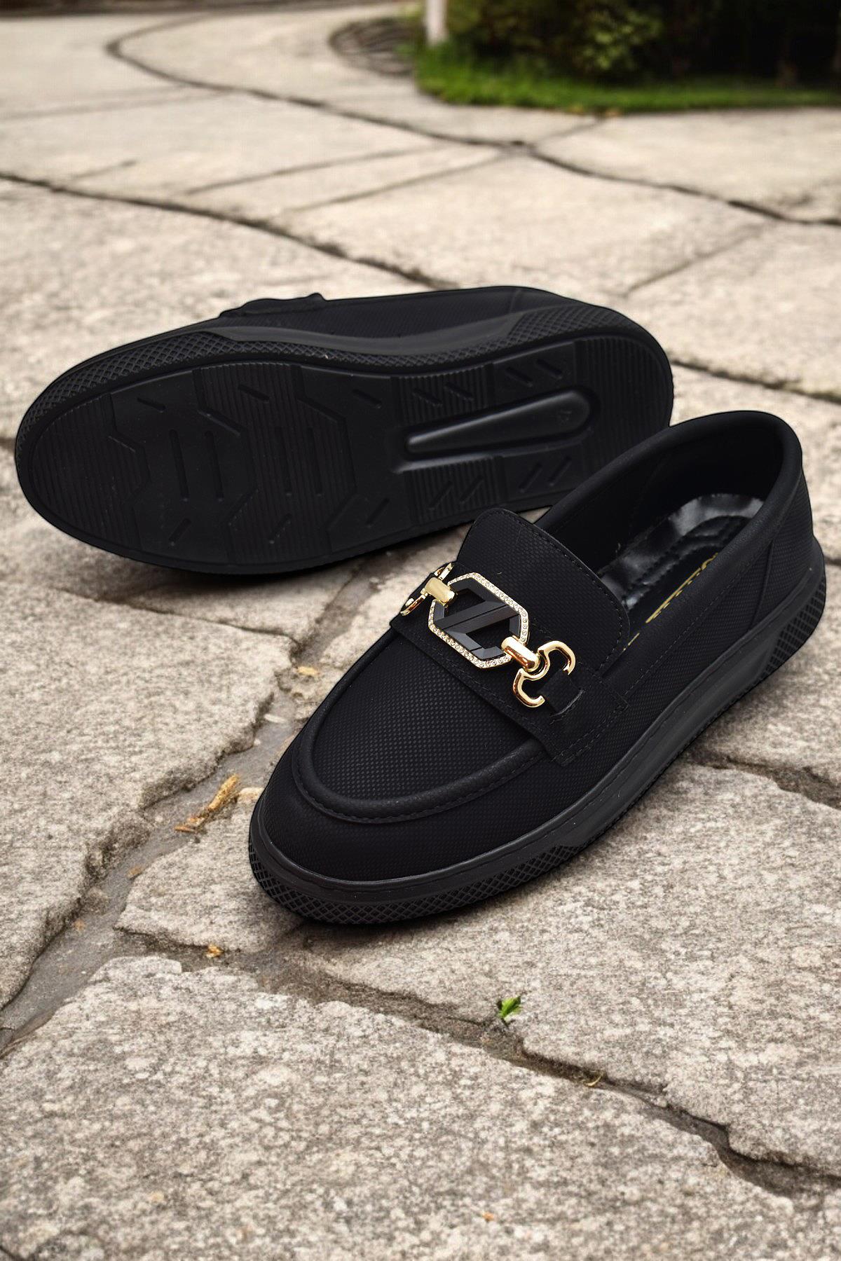 397 Rahat Taban Günlük Kadın Ayakkabı Tokalı Kadın Ayakkabı Laofer Oxfort Kadın Casual Ayakkabı - Görsel 4