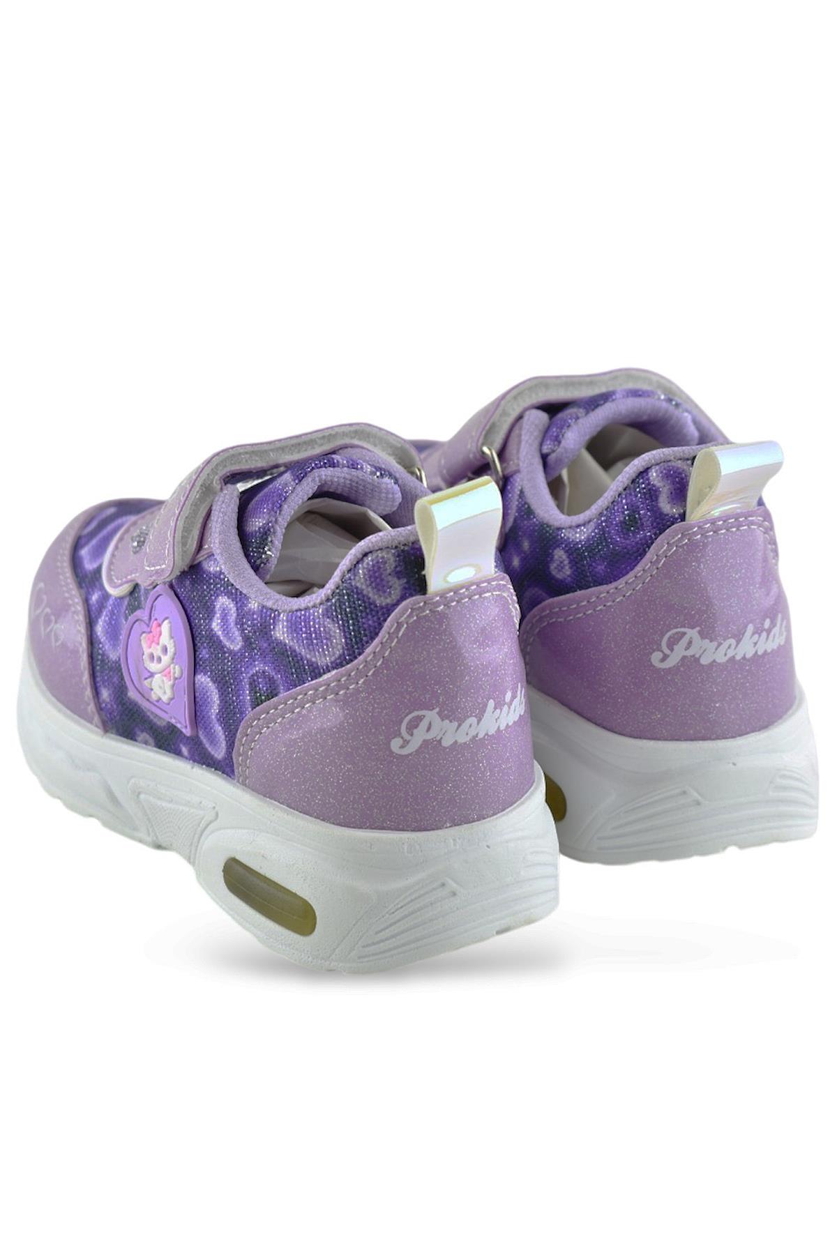 3000 Ortopedik Taban Çocuk Spor Ayakkabı Işıklı Bebe Spor Ayakkabı - Görsel 4