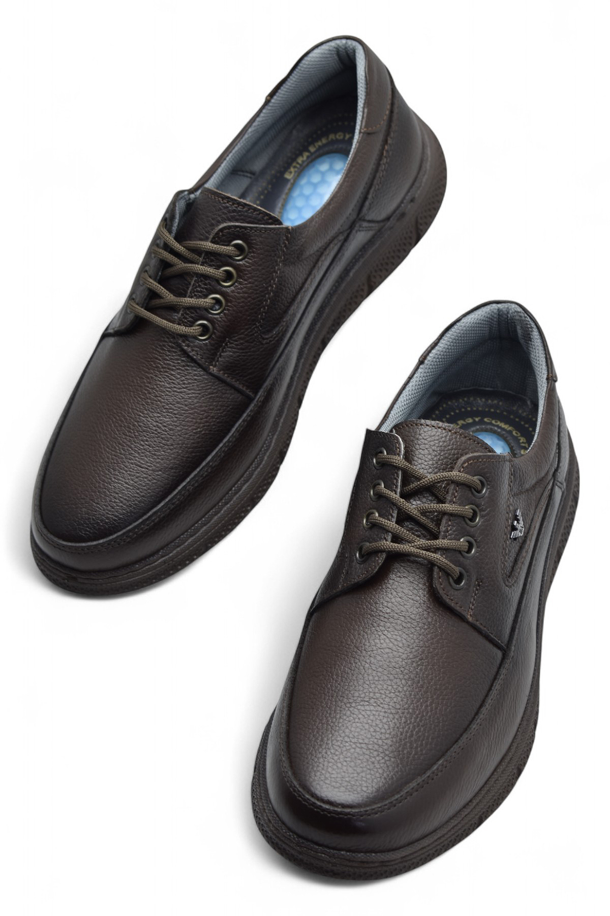 TAB202 Topuk Jelli Ortopedik Taban Hakiki Deri Erkek Ayakkabı Poli Hafif Taban - Görsel 3