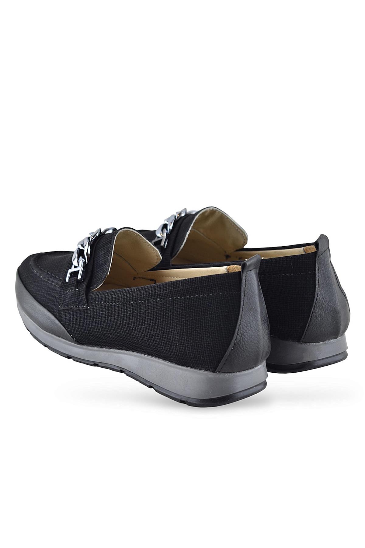 230W Rahat Ortopedik Taban Günlük Kadın Ayakkabı Babet Kadın Yazlık Ayakkabı - Görsel 5