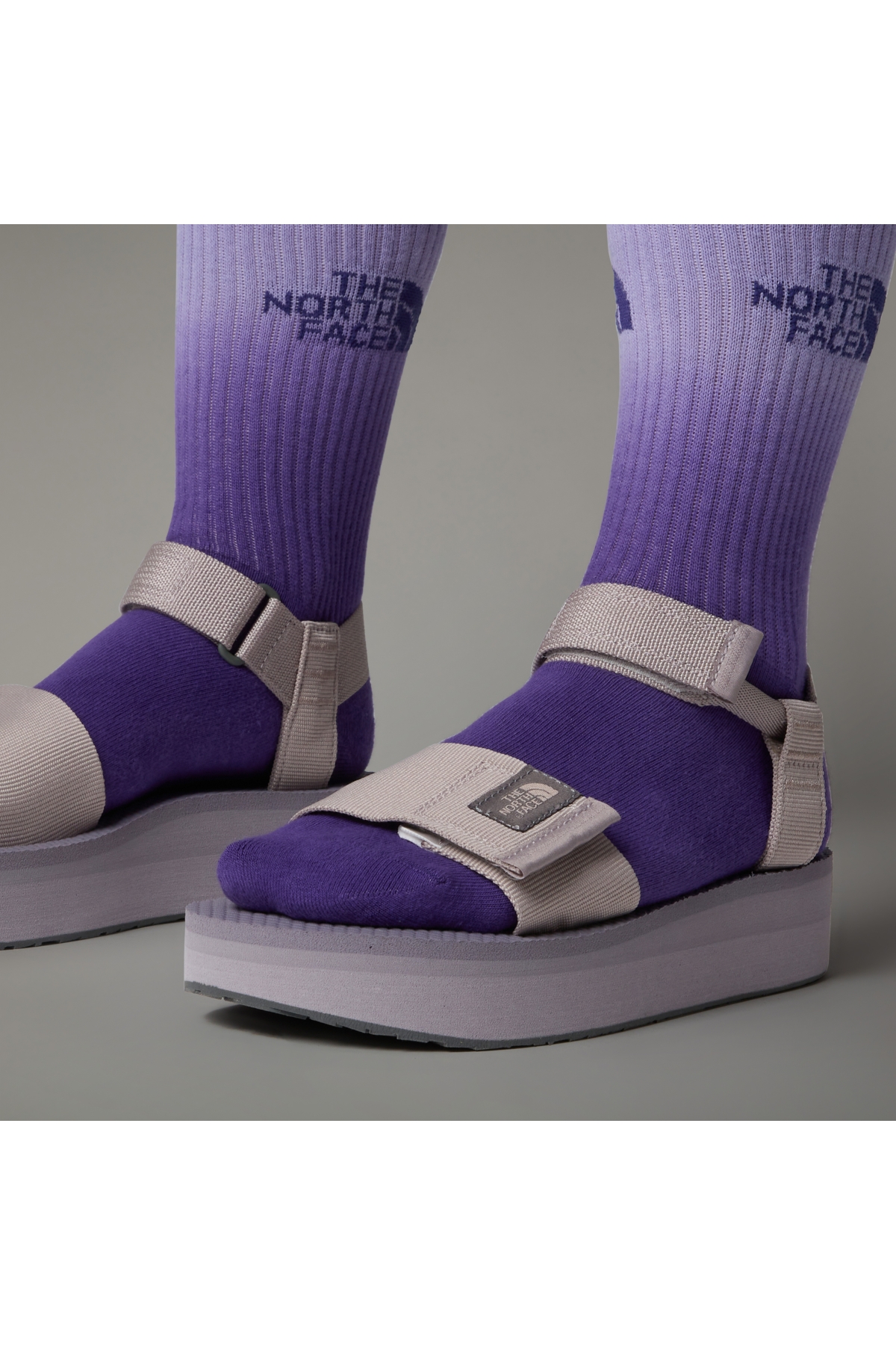 W Skeena Platform Kadin Gri Terlik & Sandalet Nf0a8ae775q1 - Görsel 3