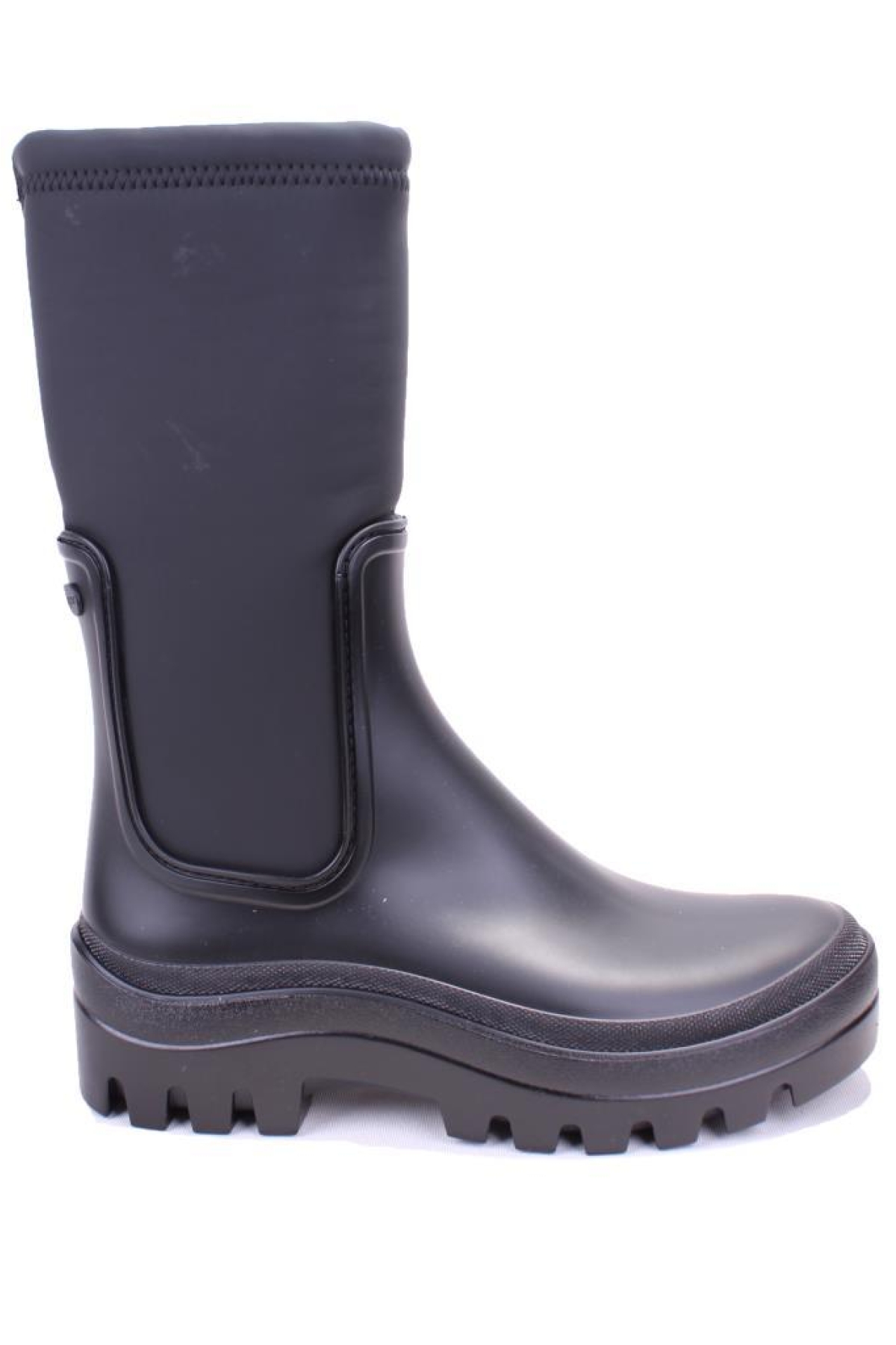 W10301 Soul Engomado Siyah Günlük Kadın Yağmur Çizme - Görsel 2