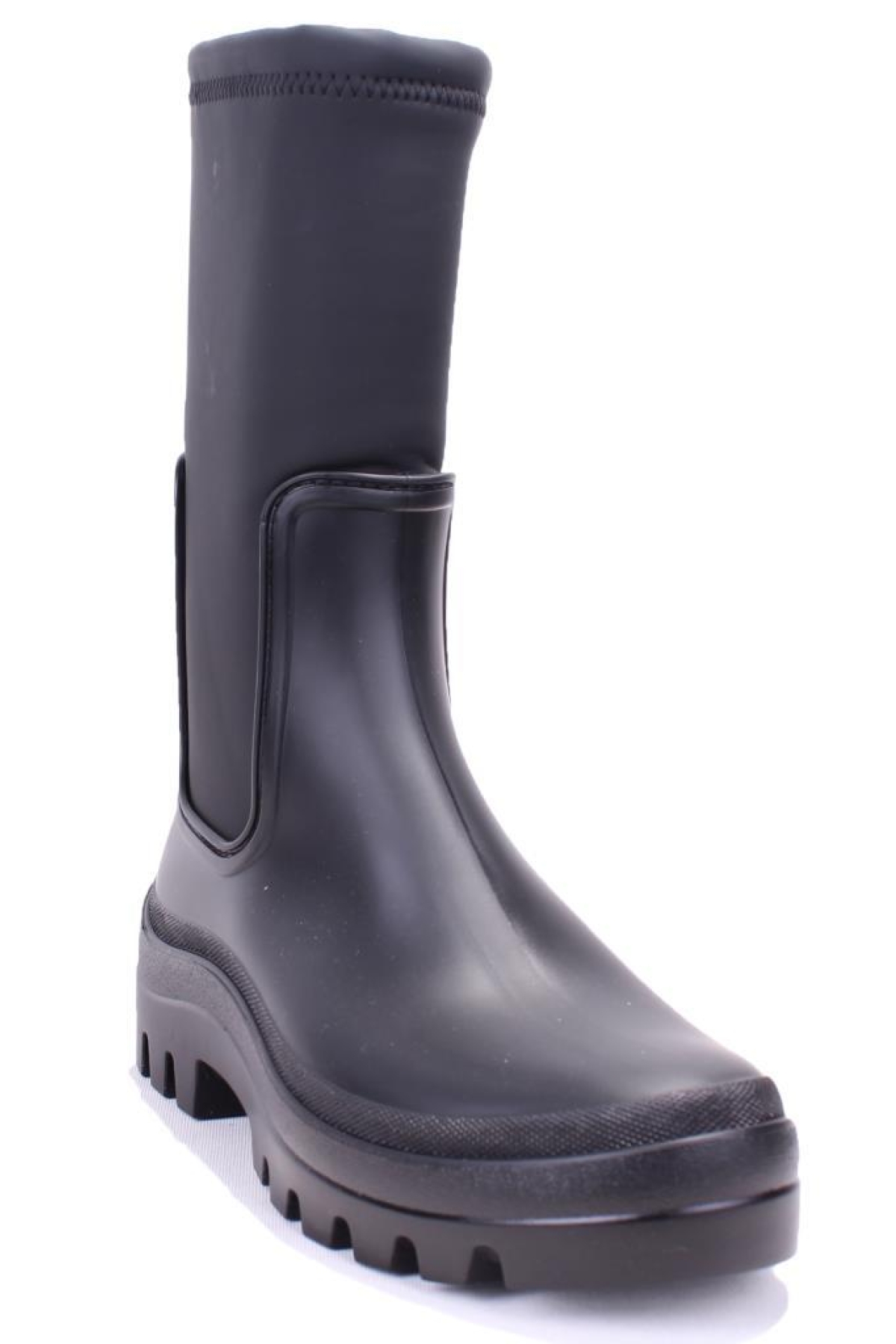 W10301 Soul Engomado Siyah Günlük Kadın Yağmur Çizme - Görsel 3