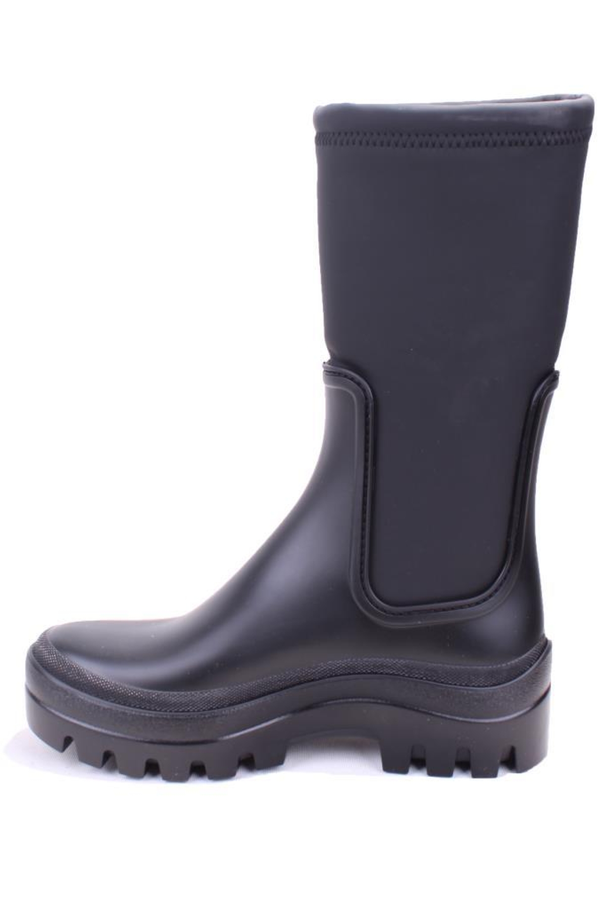 W10301 Soul Engomado Siyah Günlük Kadın Yağmur Çizme - Görsel 4