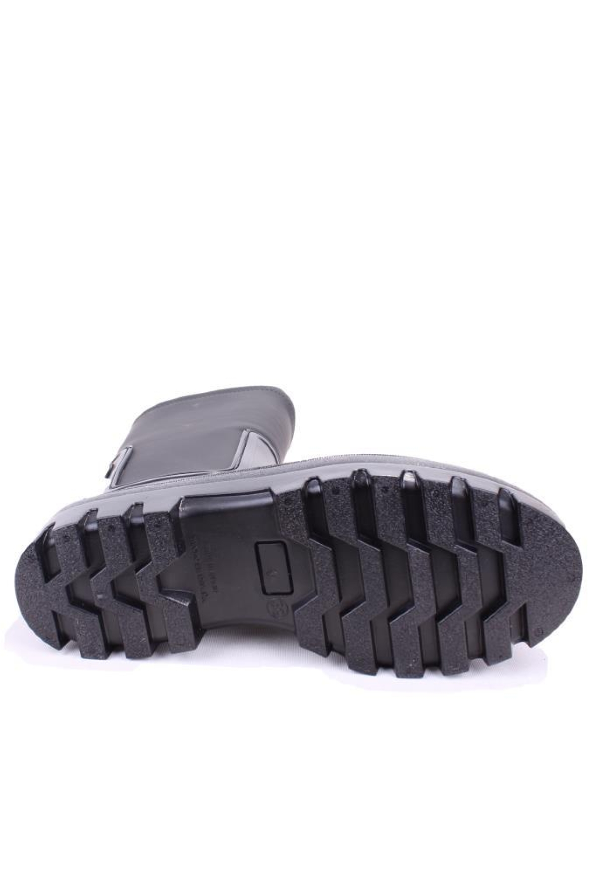 W10301 Soul Engomado Siyah Günlük Kadın Yağmur Çizme - Görsel 5