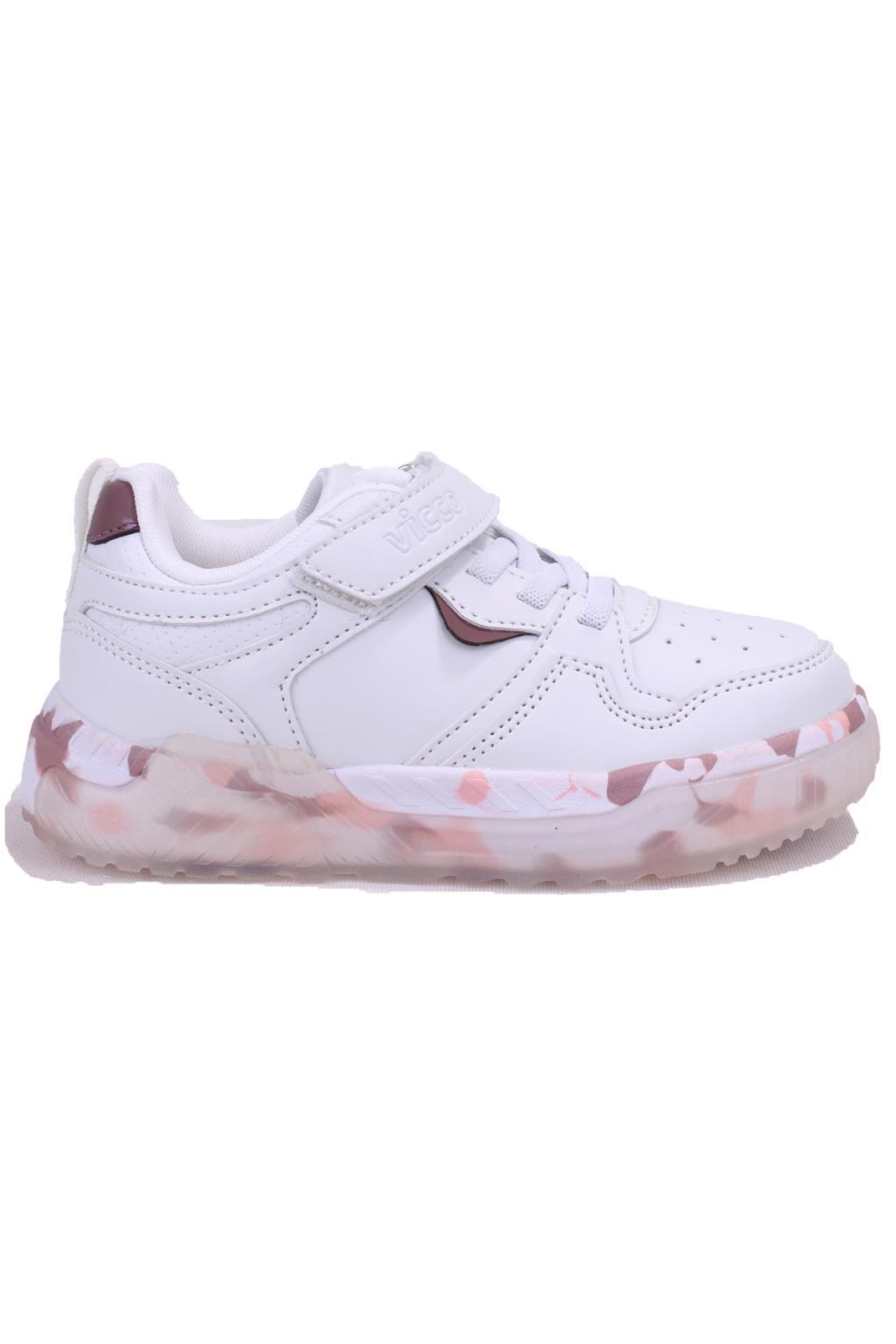 Monaco 346F24K304 Beyaz Pudra Ortopedik Günlük Kız Çocuk Spor Ayakkabı - Görsel 2