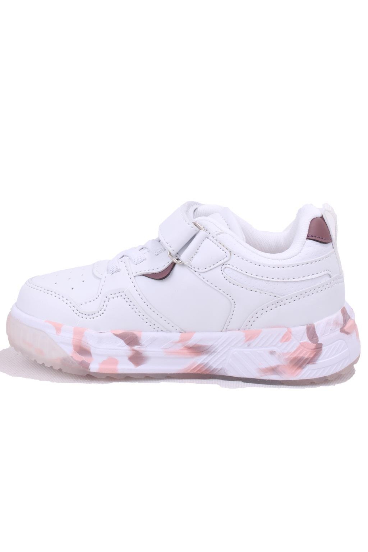 Monaco 346F24K304 Beyaz Pudra Ortopedik Günlük Kız Çocuk Spor Ayakkabı - Görsel 4