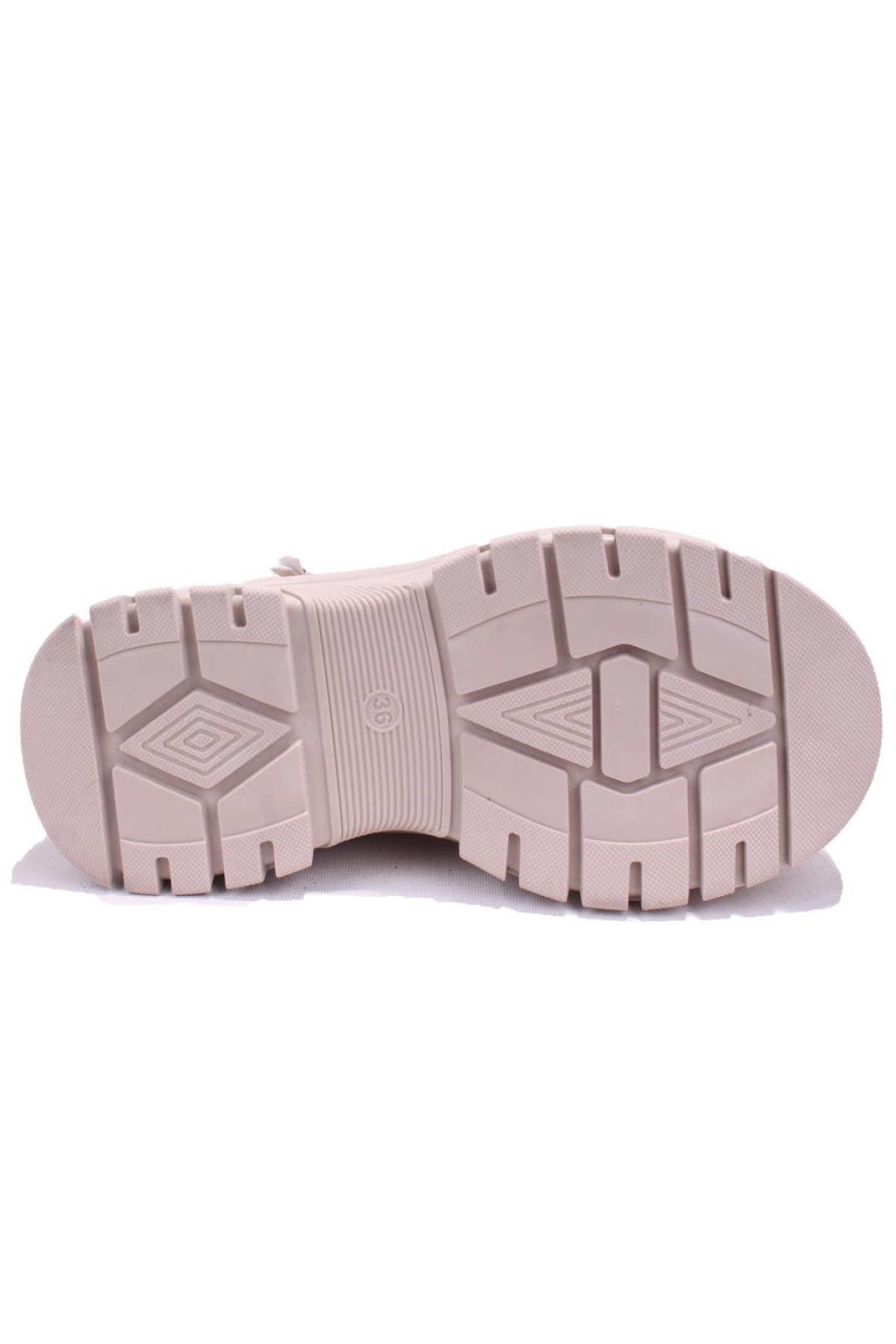 DZA07-627586 Bej Ortopedik Günlük DüzTopuk Kadın Bot - Görsel 5