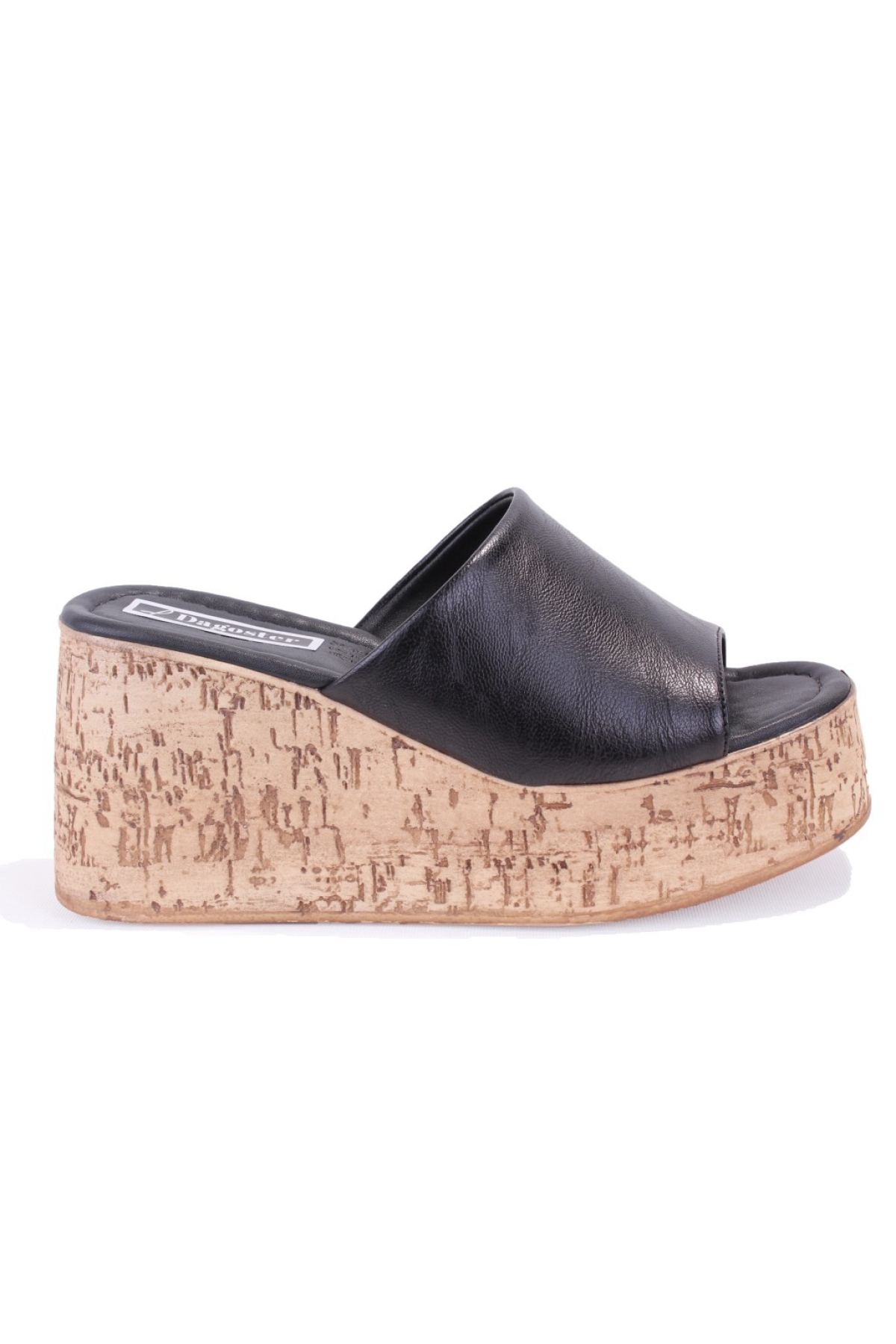 DZA07-8961510 Siyah Ortopedik Günlük Feta Taban Kadın Terlik - Görsel 2