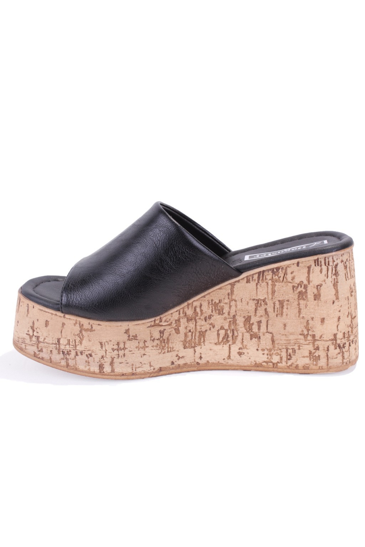 DZA07-8961510 Siyah Ortopedik Günlük Feta Taban Kadın Terlik - Görsel 4