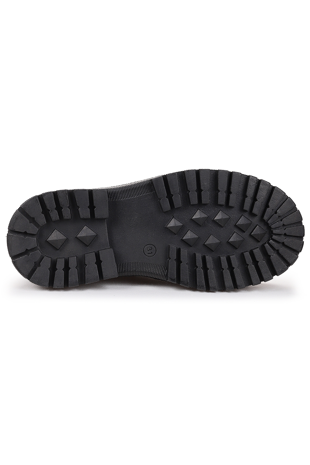 Teze %100 Deri Cırtlı Erkek Çocuk Bot Ayakkabı Siyah - Görsel 6