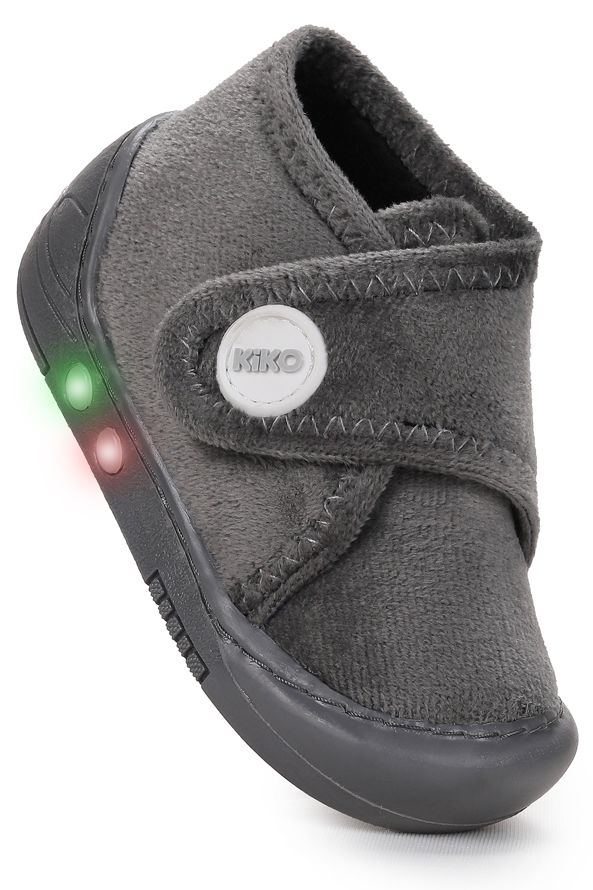 Petri Günlük Işıklı Erkek Bebek Ev Okul Kreş Panduf Gri - Görsel 4