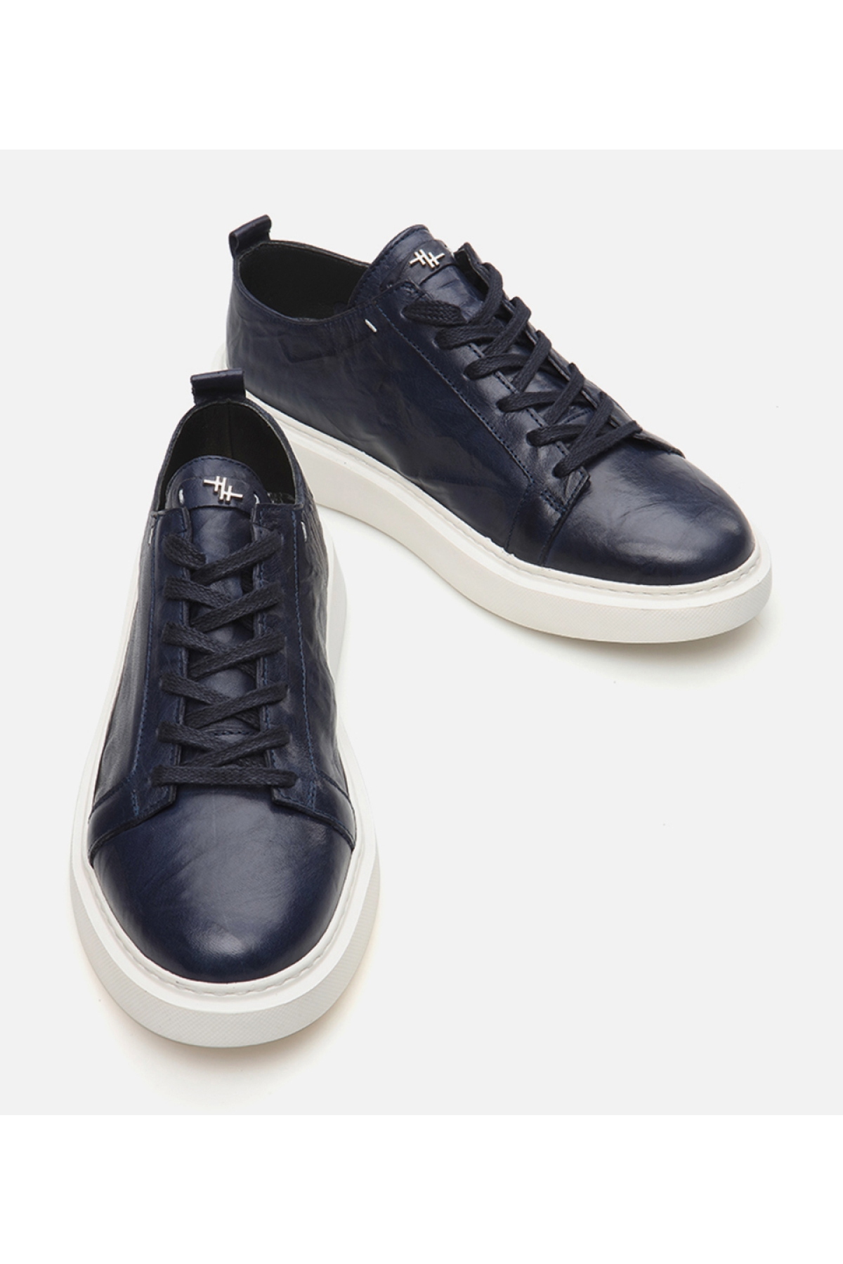 Erkek Deri Lacivert Günlük Ayakkabı - Görsel 4