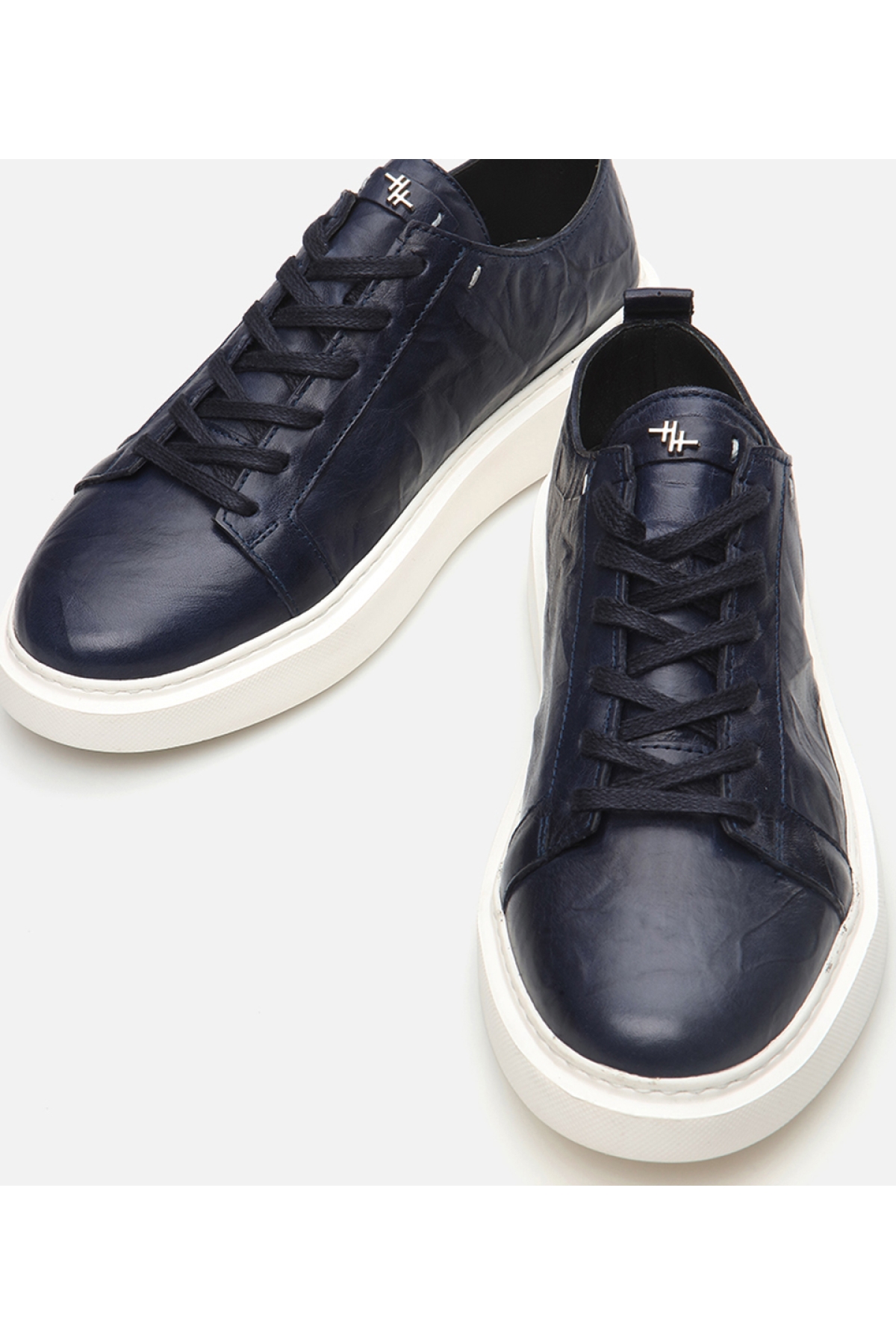 Erkek Deri Lacivert Günlük Ayakkabı - Görsel 5