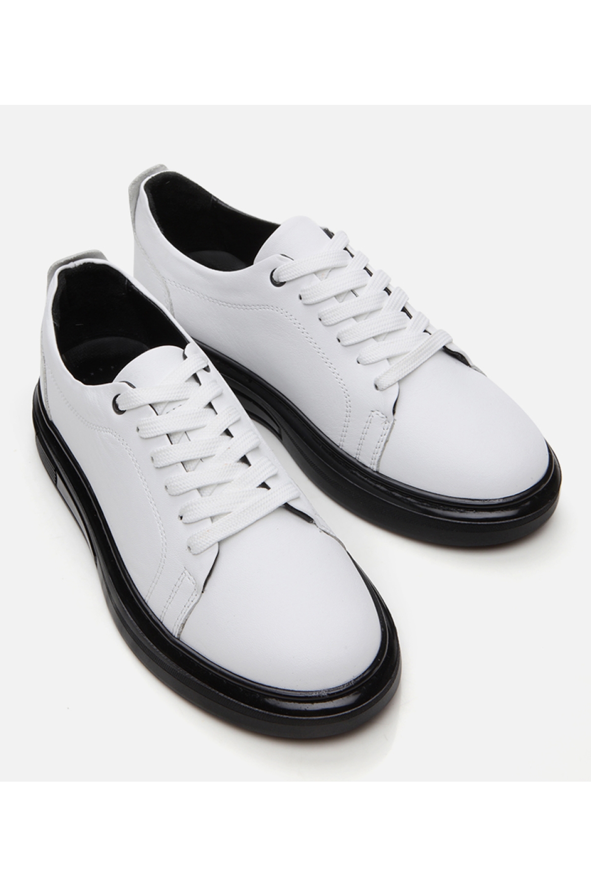 Kadın Deri Beyaz Spor Ayakkabı - Görsel 5