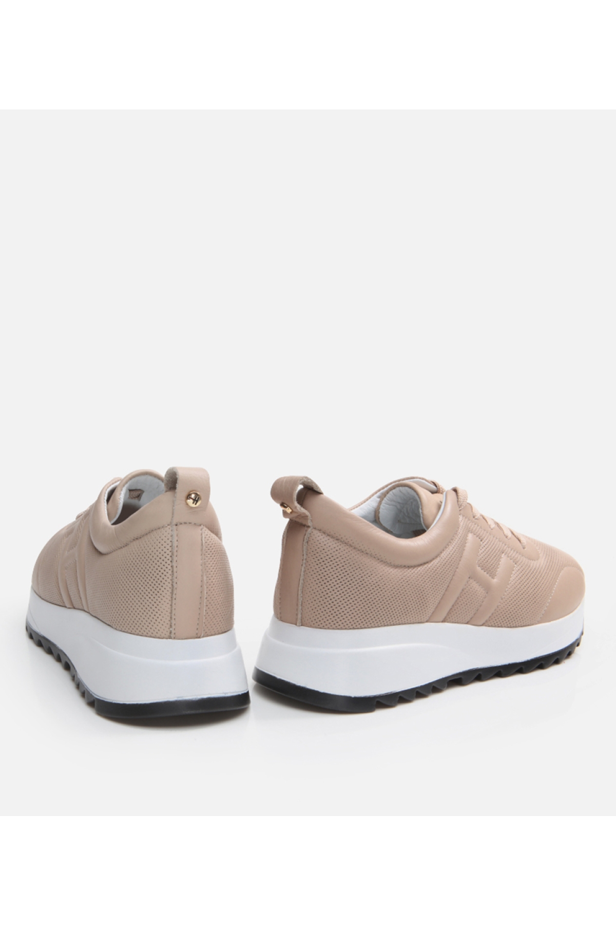 Kadın Deri Vizon Spor Ayakkabı - Görsel 3