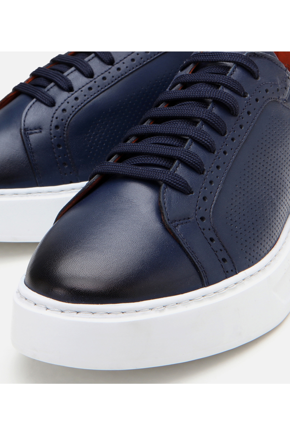 Erkek Deri Lacivert Günlük Ayakkabı - Görsel 4