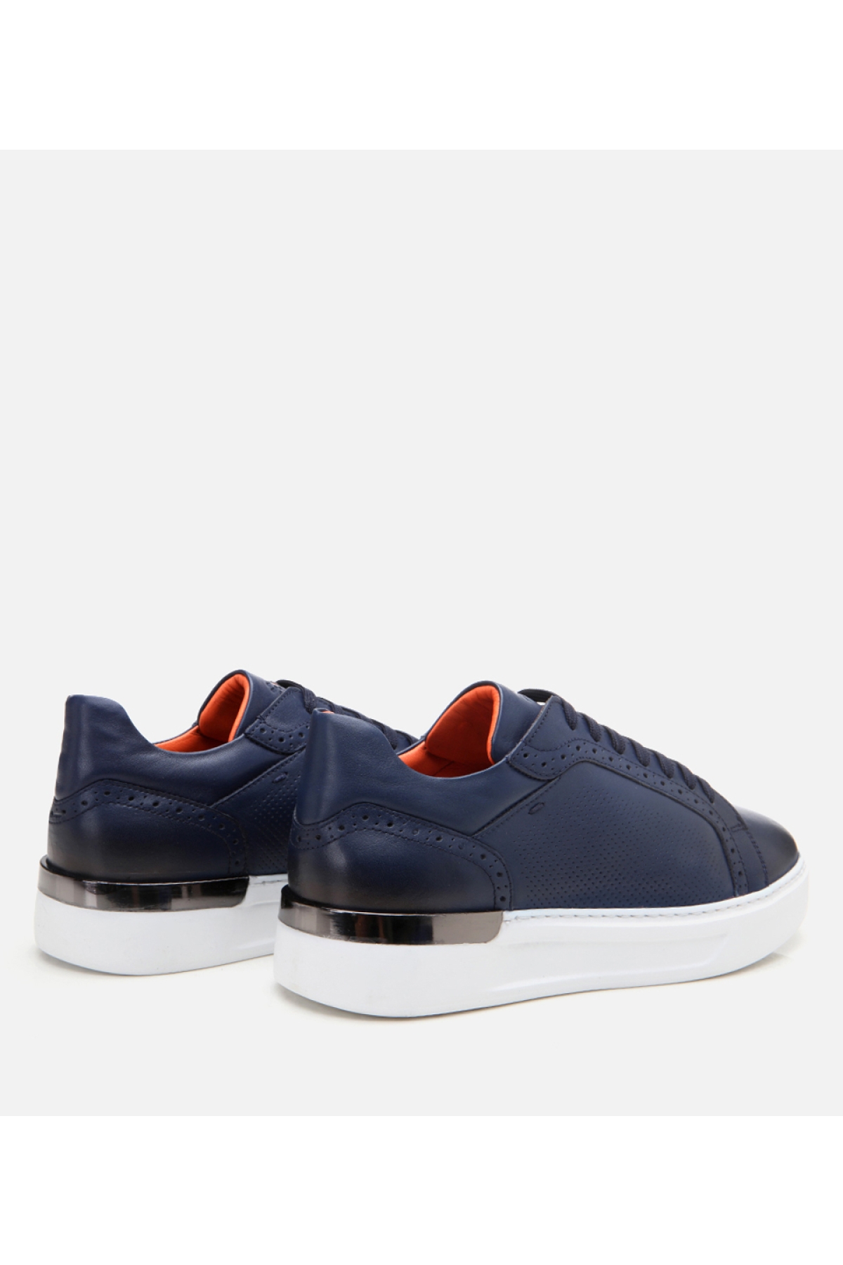 Erkek Deri Lacivert Günlük Ayakkabı - Görsel 5