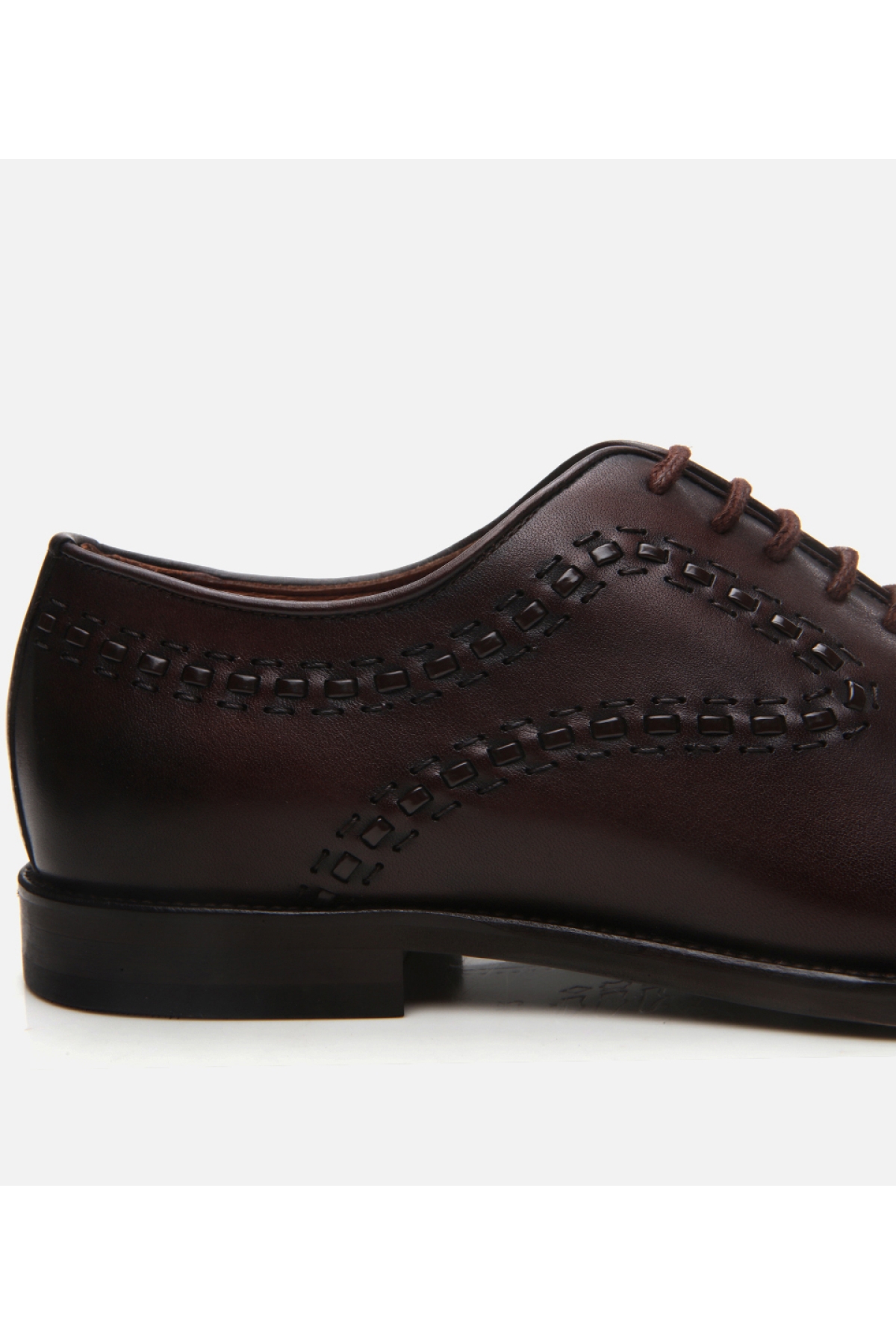 Erkek Deri Kahverengi Klasik Ayakkabı - Görsel 5
