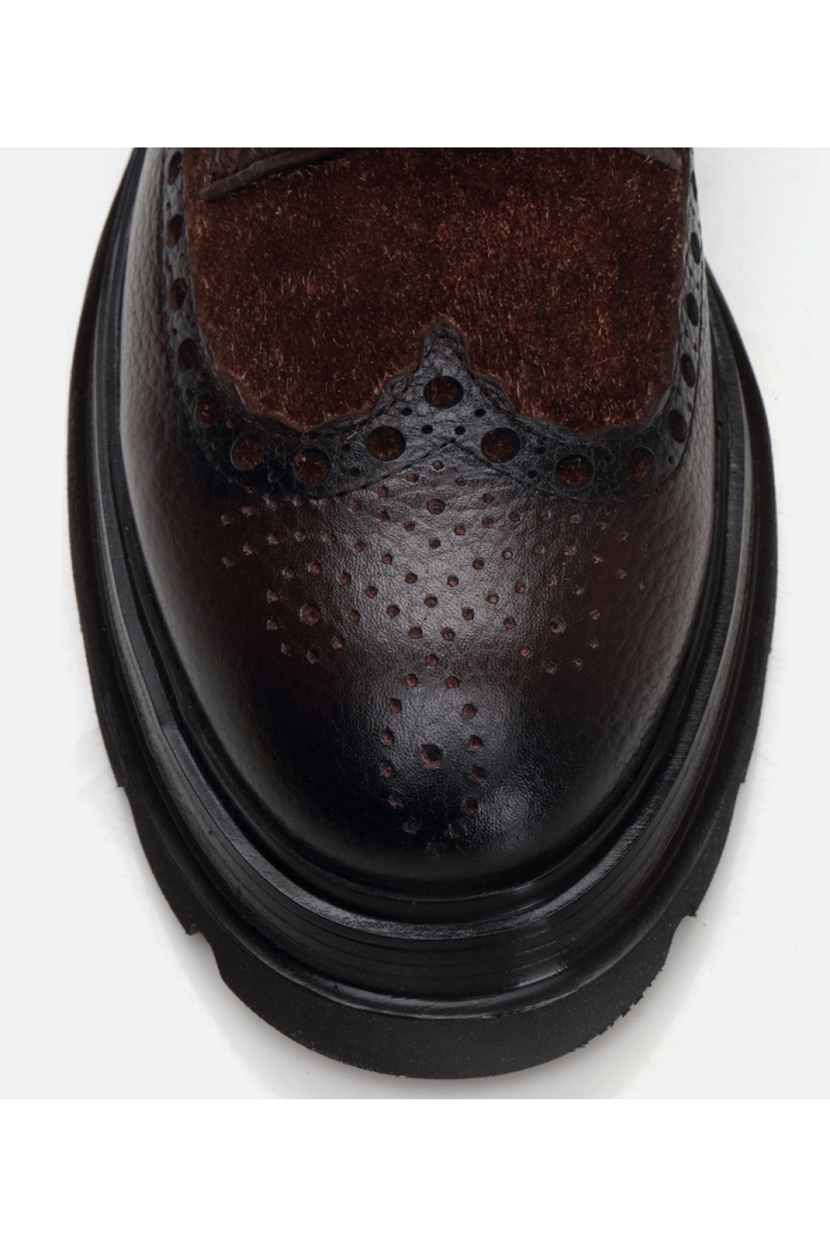 Erkek Deri Kahverengi Günlük Ayakkabı - Görsel 4