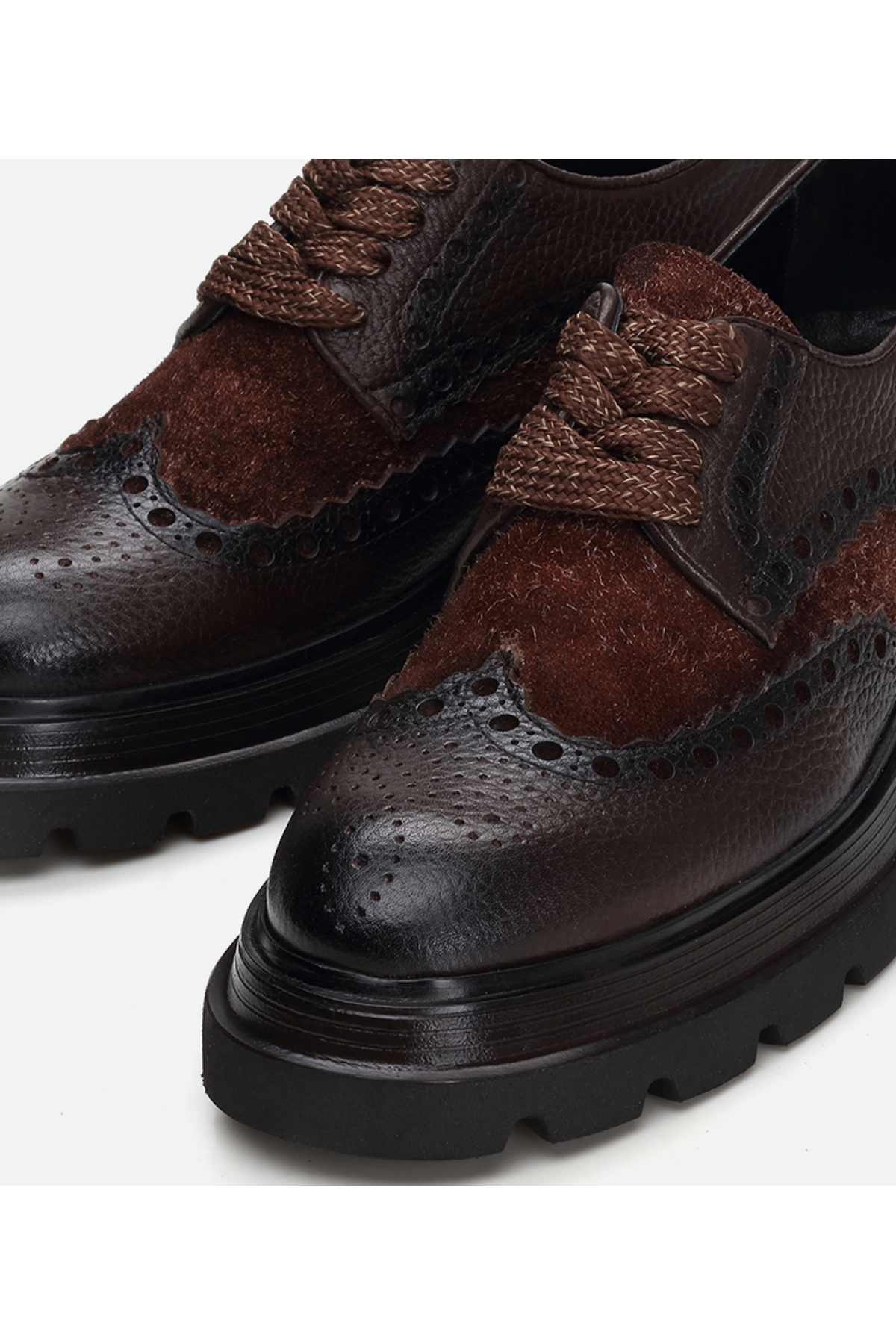Erkek Deri Kahverengi Günlük Ayakkabı - Görsel 5
