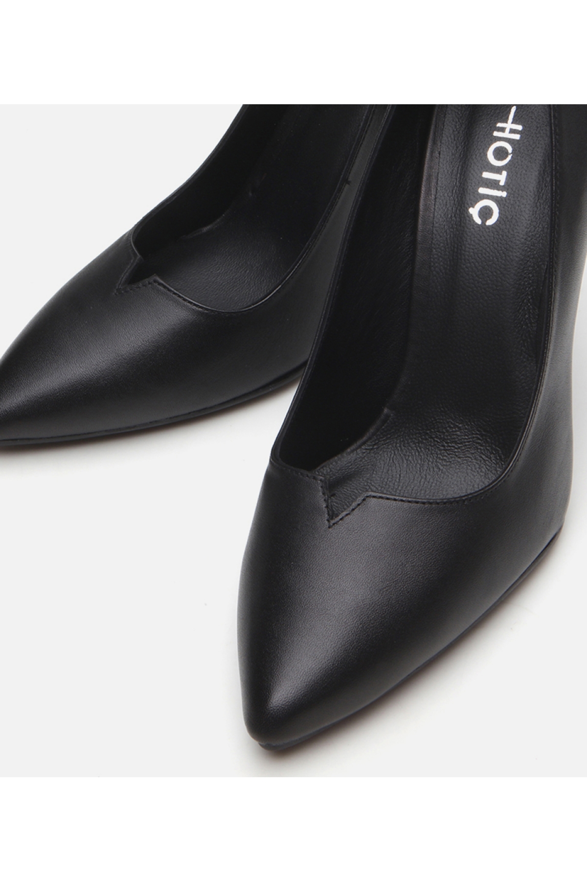 Kadın Deri Siyah Stiletto - Görsel 5