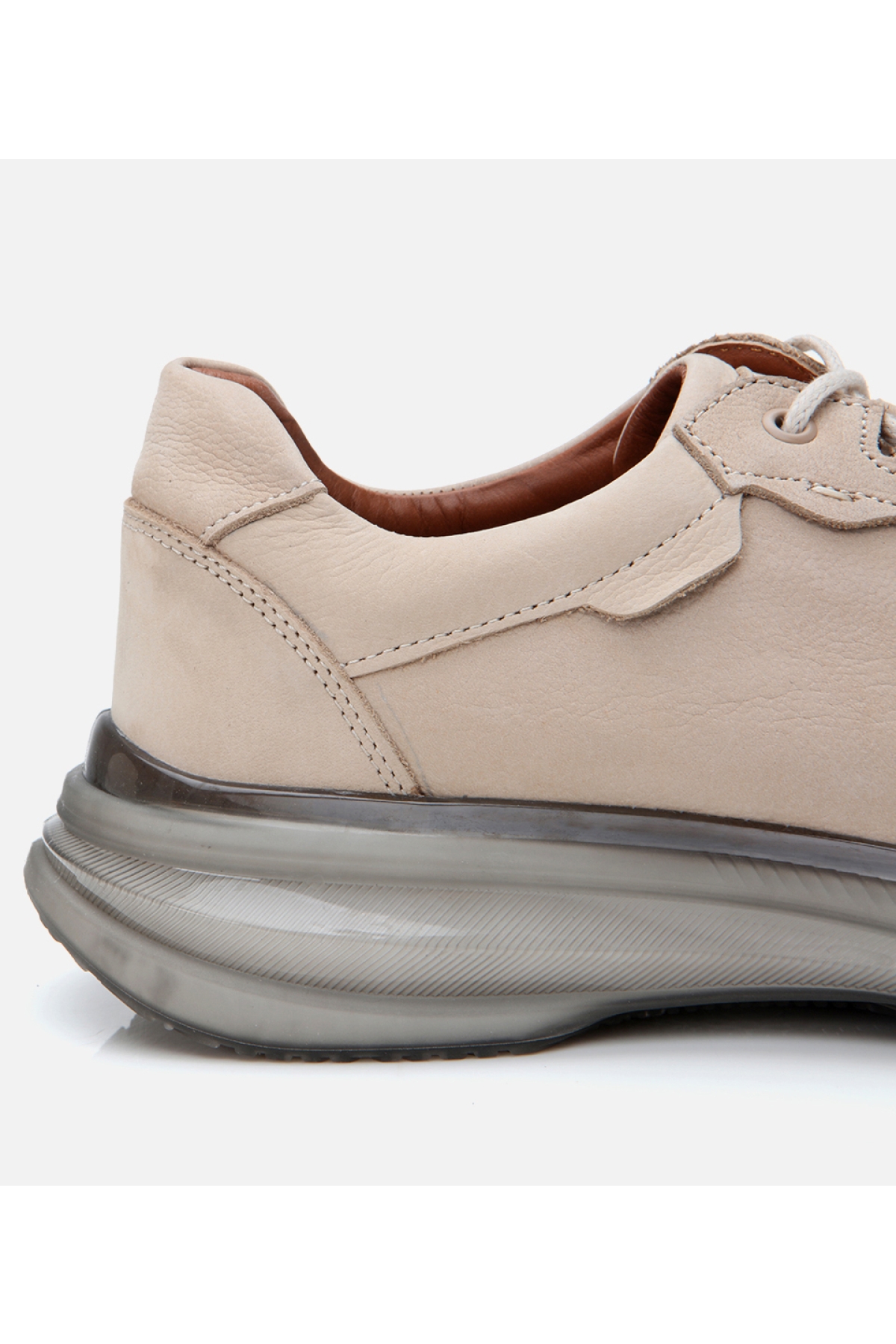 Erkek Nubuk Deri Vizon Spor Ayakkabı - Görsel 5