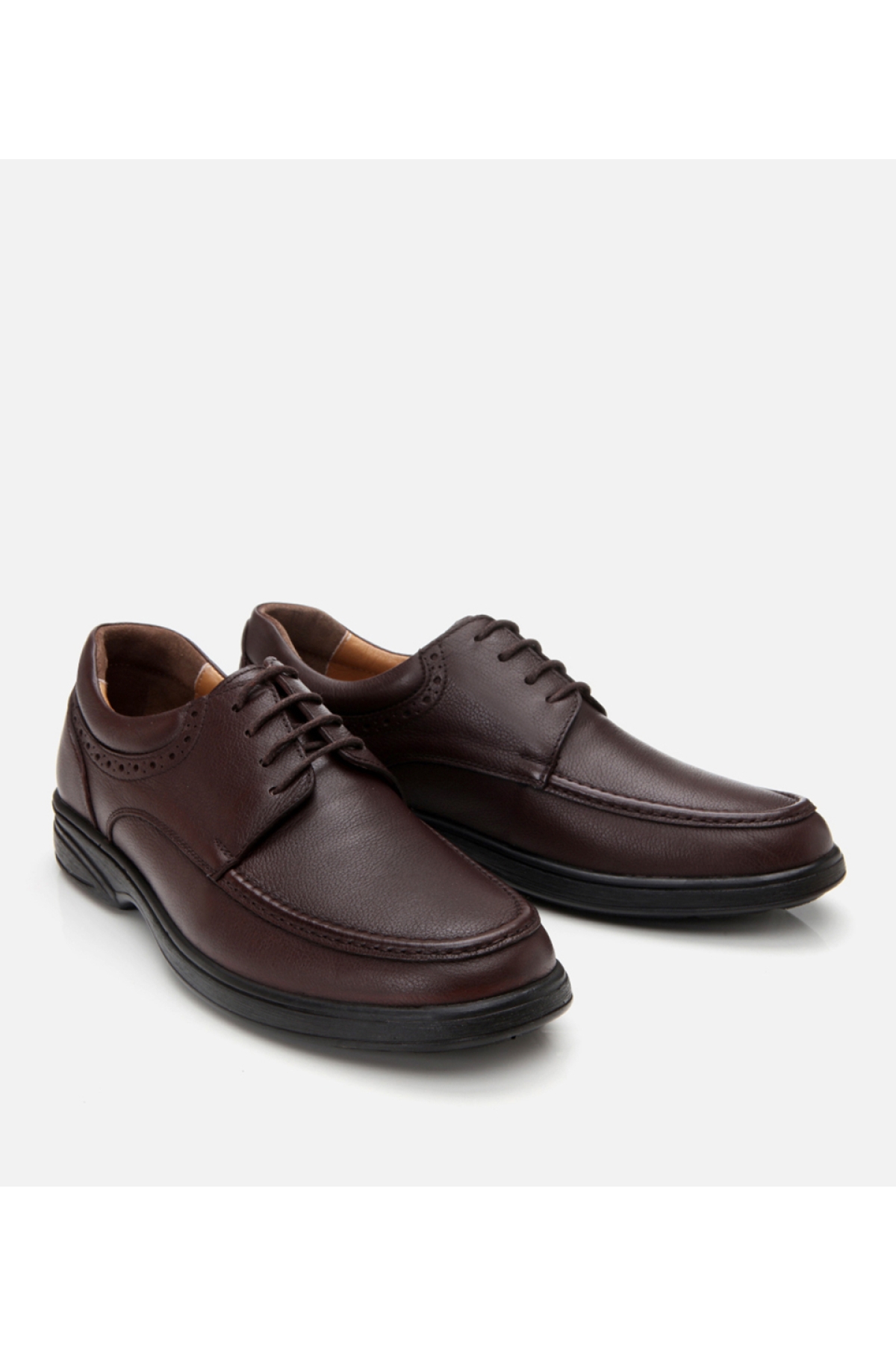 Erkek Deri Kahverengi Rahat Günlük Ayakkabı - Görsel 3