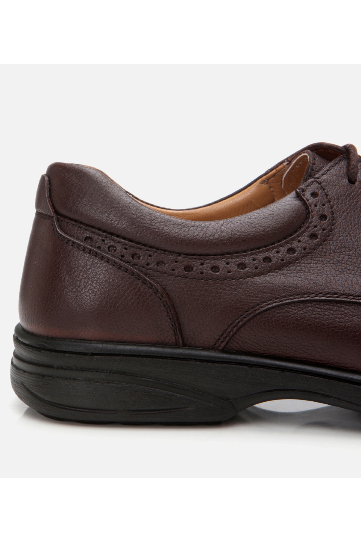 Erkek Deri Kahverengi Rahat Günlük Ayakkabı - Görsel 4
