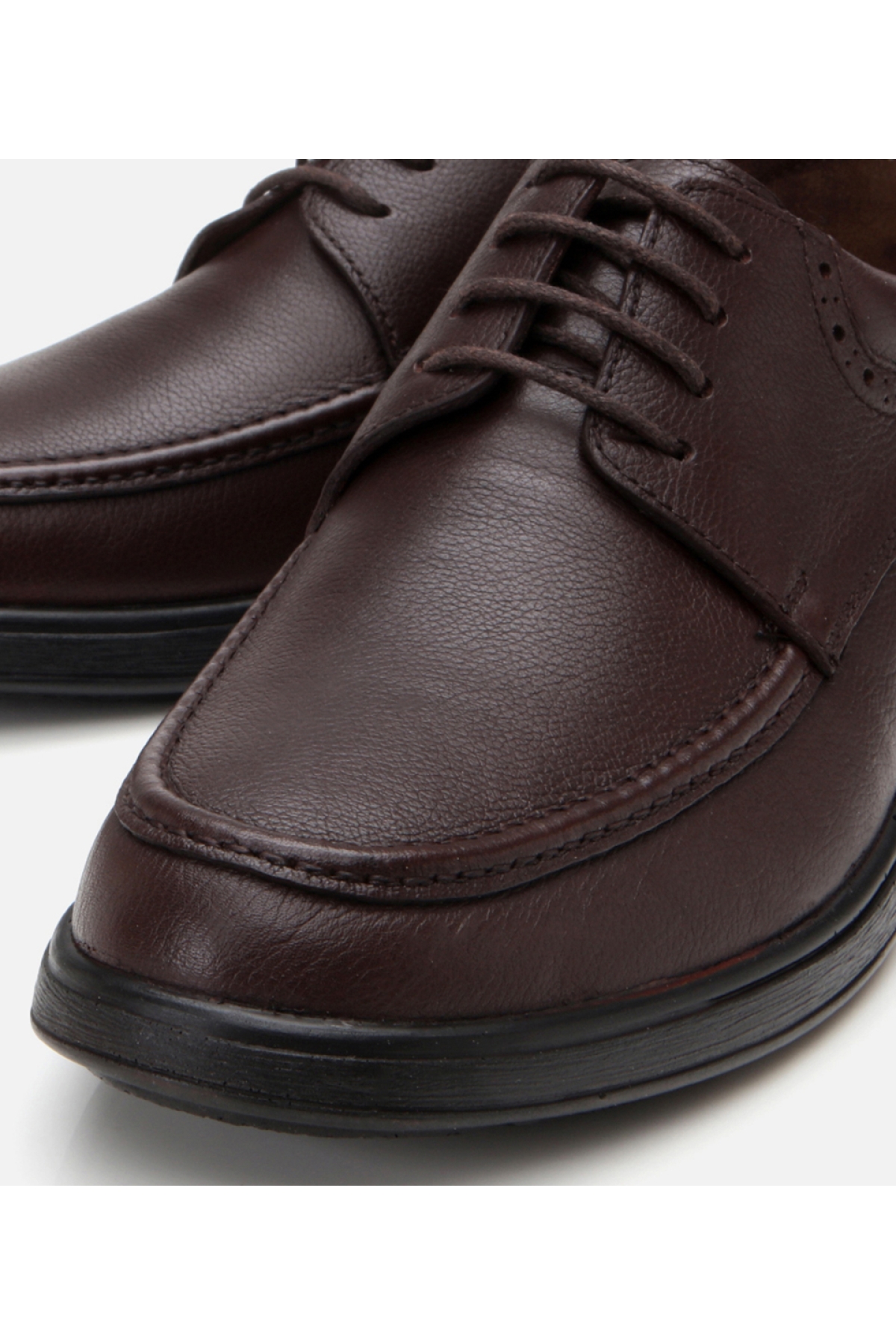 Erkek Deri Kahverengi Rahat Günlük Ayakkabı - Görsel 5