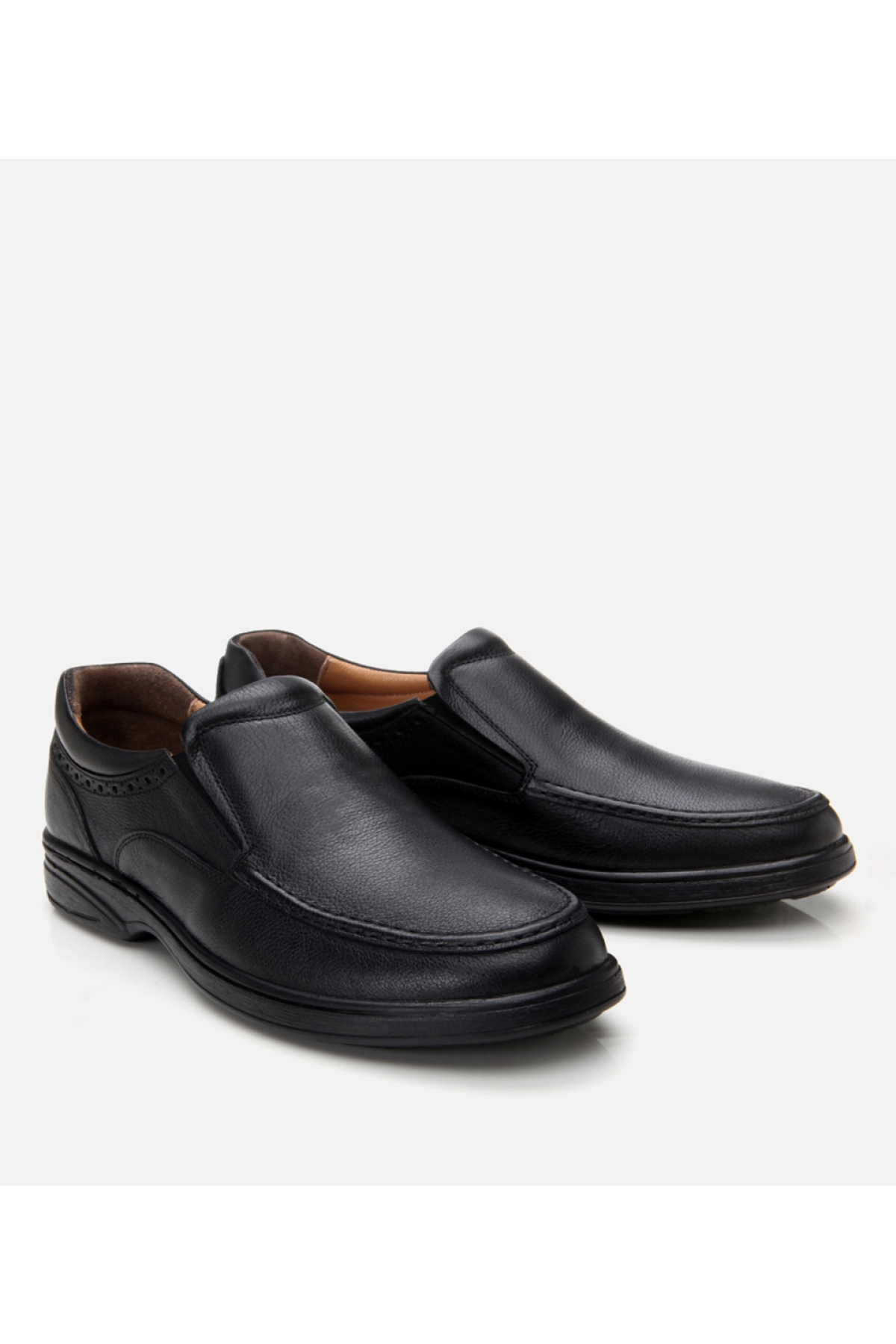 Erkek Deri Siyah Rahat Günlük Ayakkabı - Görsel 3