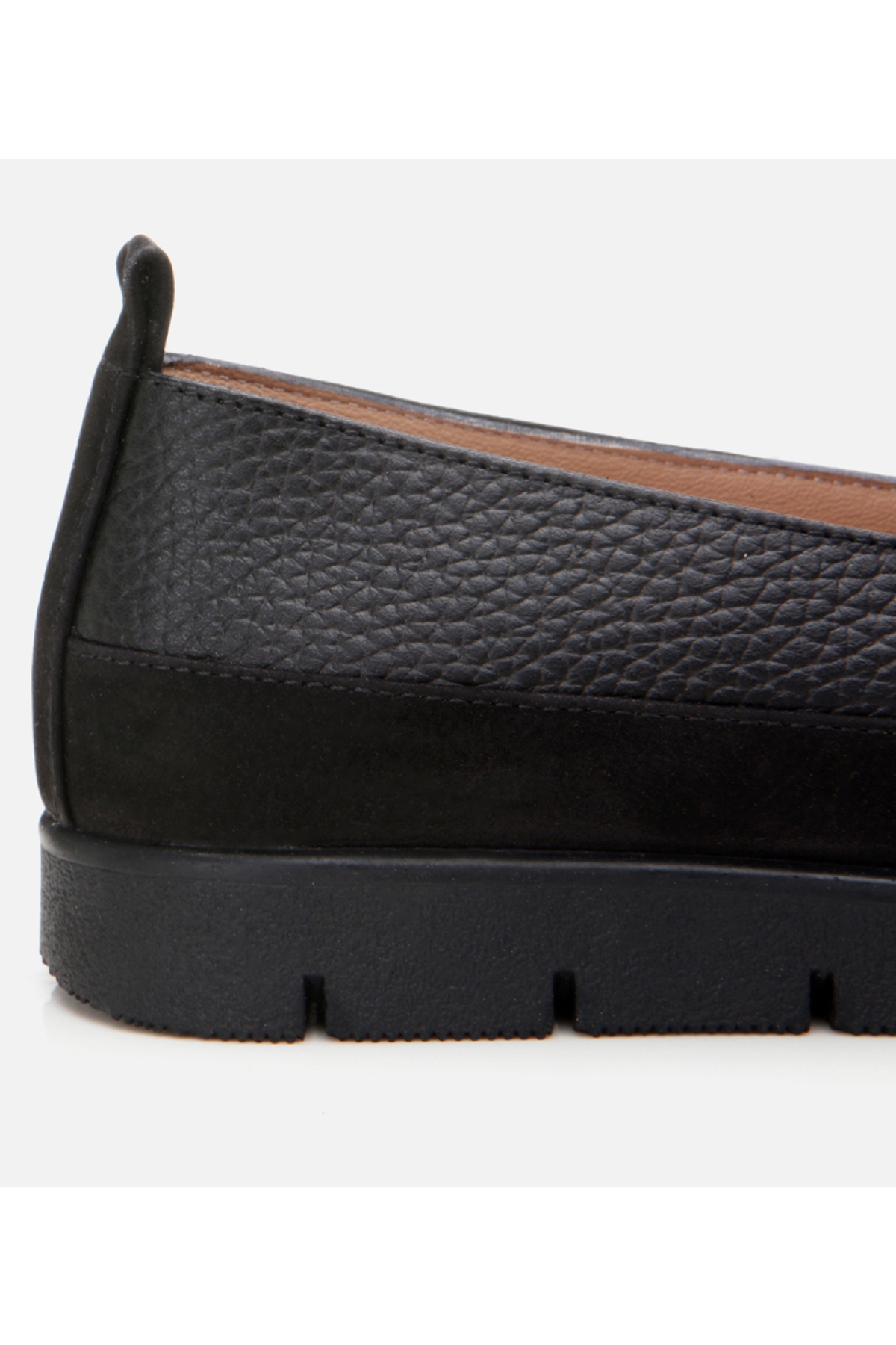 Hotiç Siyah Hotiç Deri Kadın Loafer